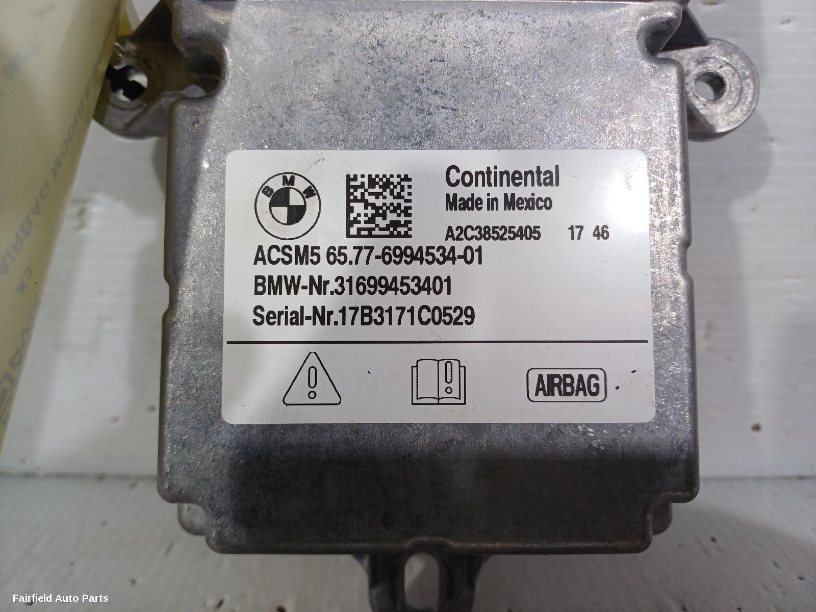 2017-2023 Bmw X3 Airbag Module Sensor