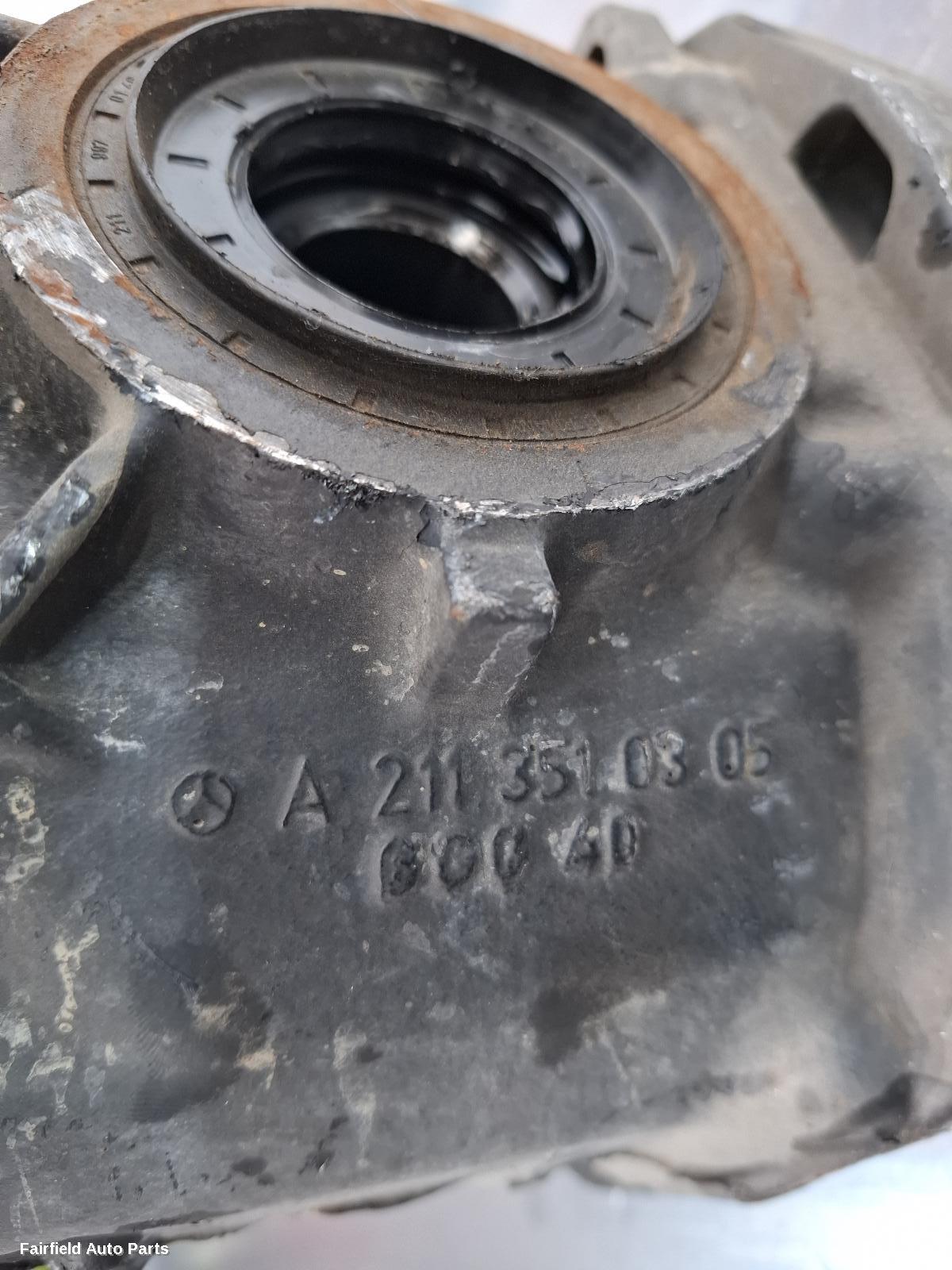 2002-2009 Mercedes E Class Differential Centre