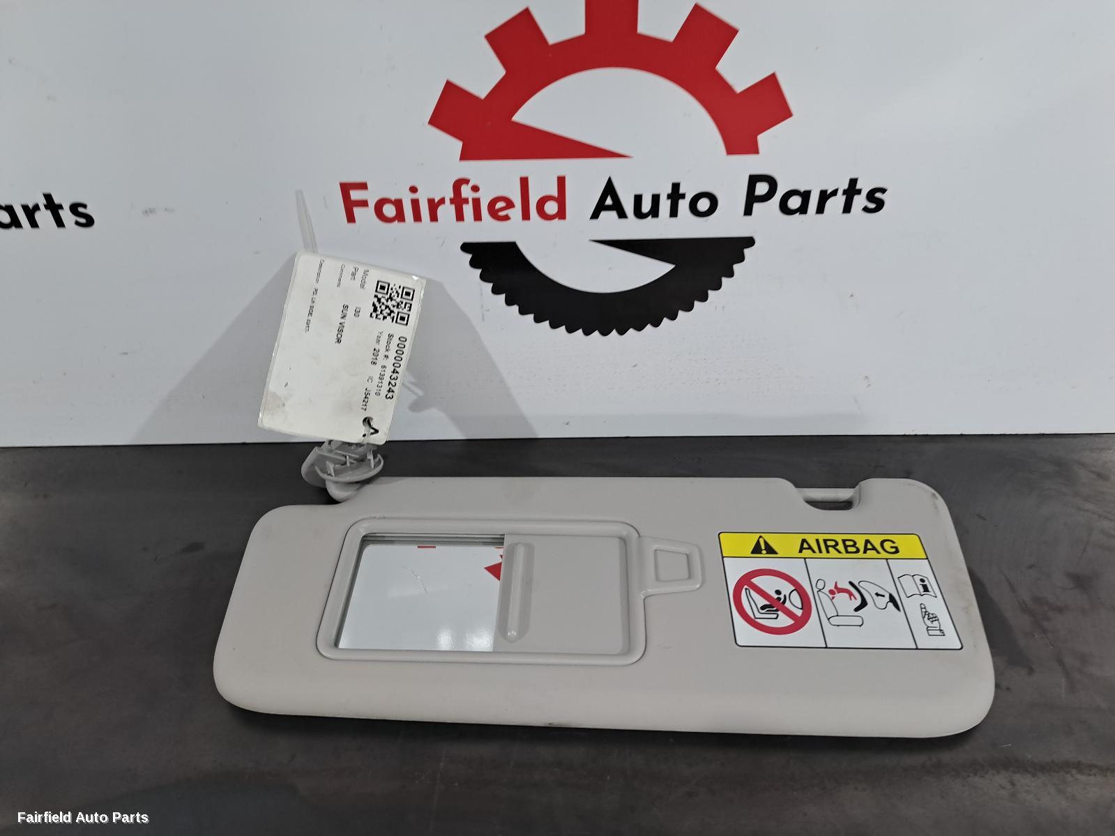 2017-2026 Hyundai I30 Sunvisor