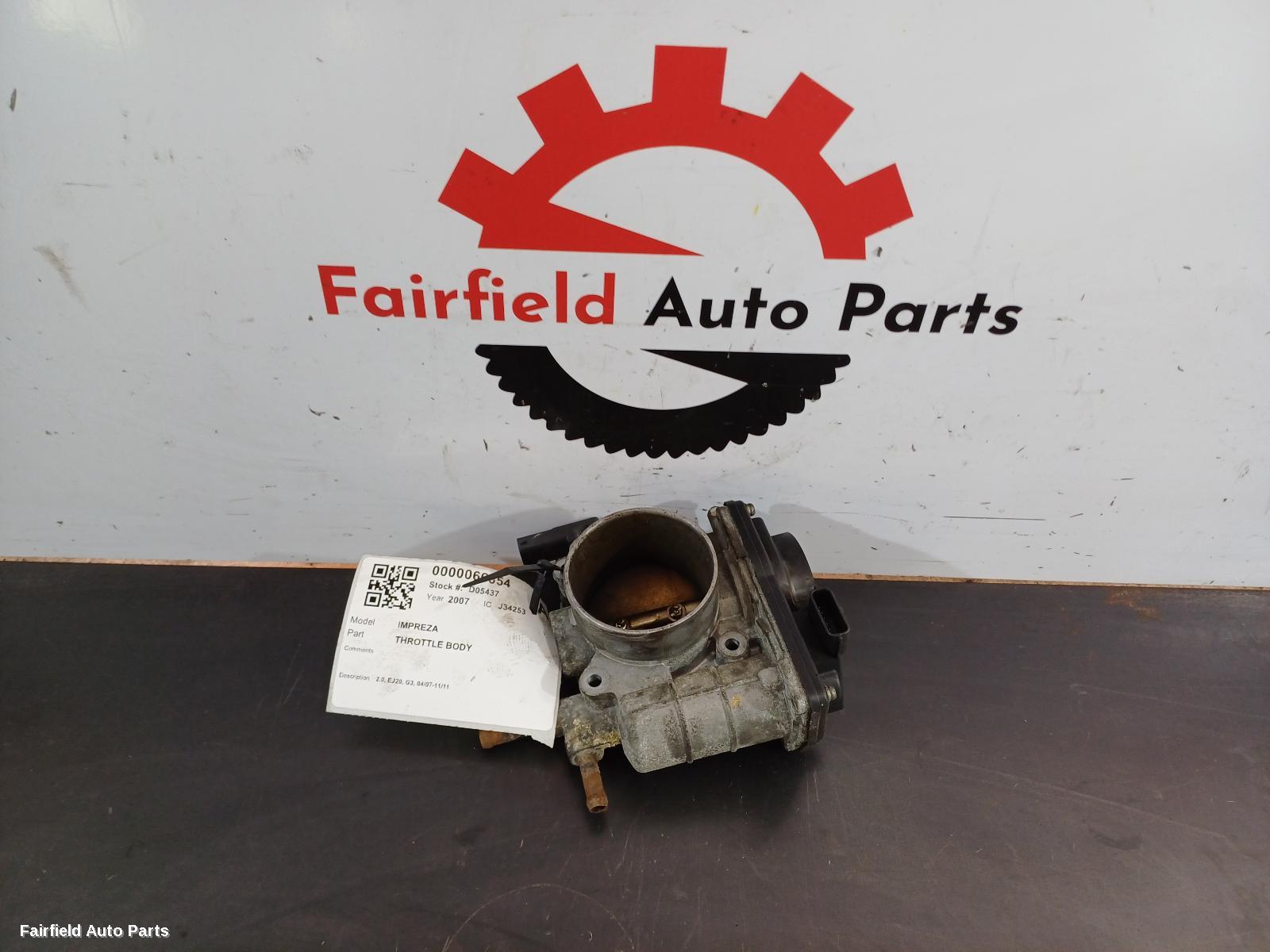 2007-2011 Subaru Impreza Throttle Body