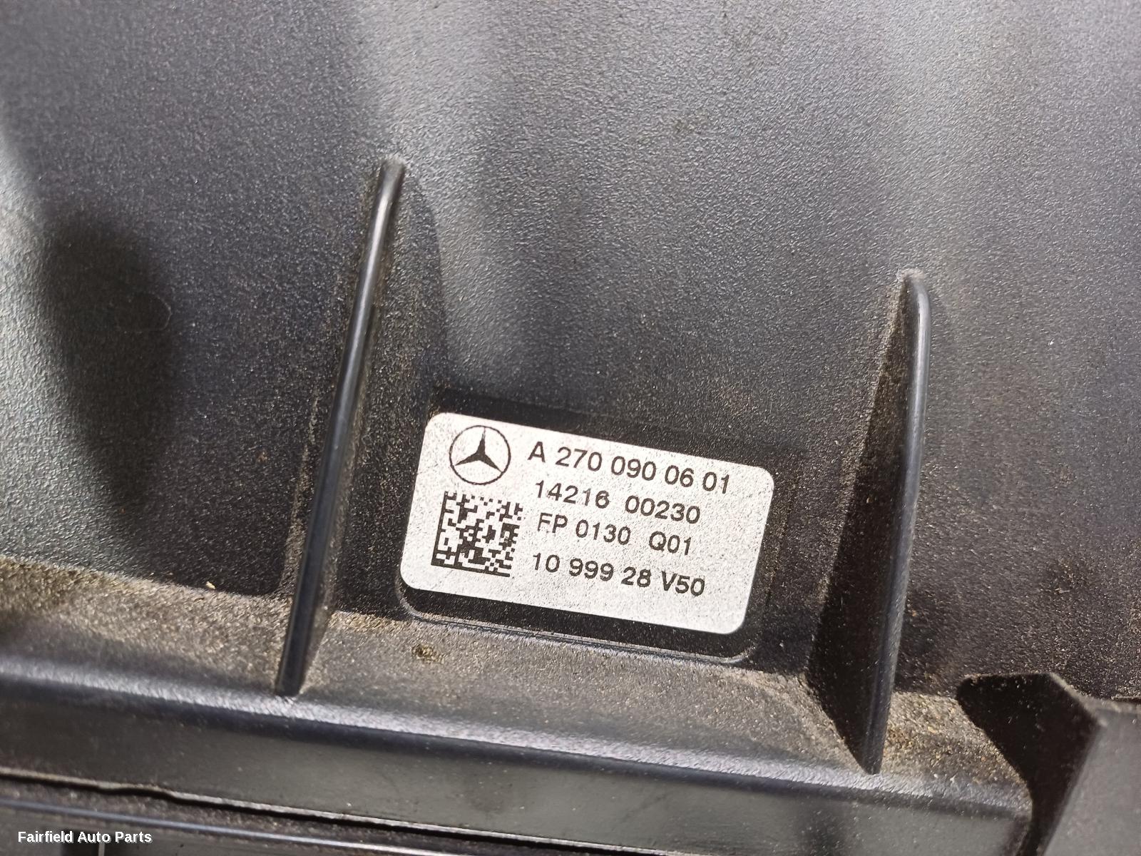 2012-2018 Mercedes A Class Air Cleaner Box