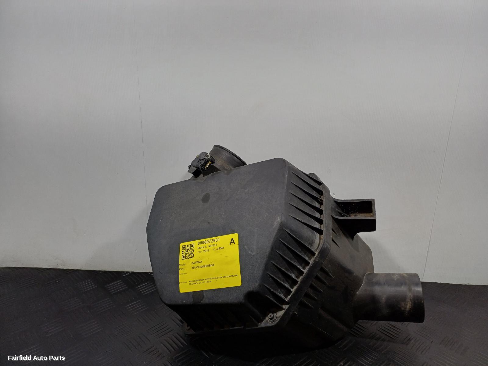 2012-2017 Holden Captiva Air Cleaner Box