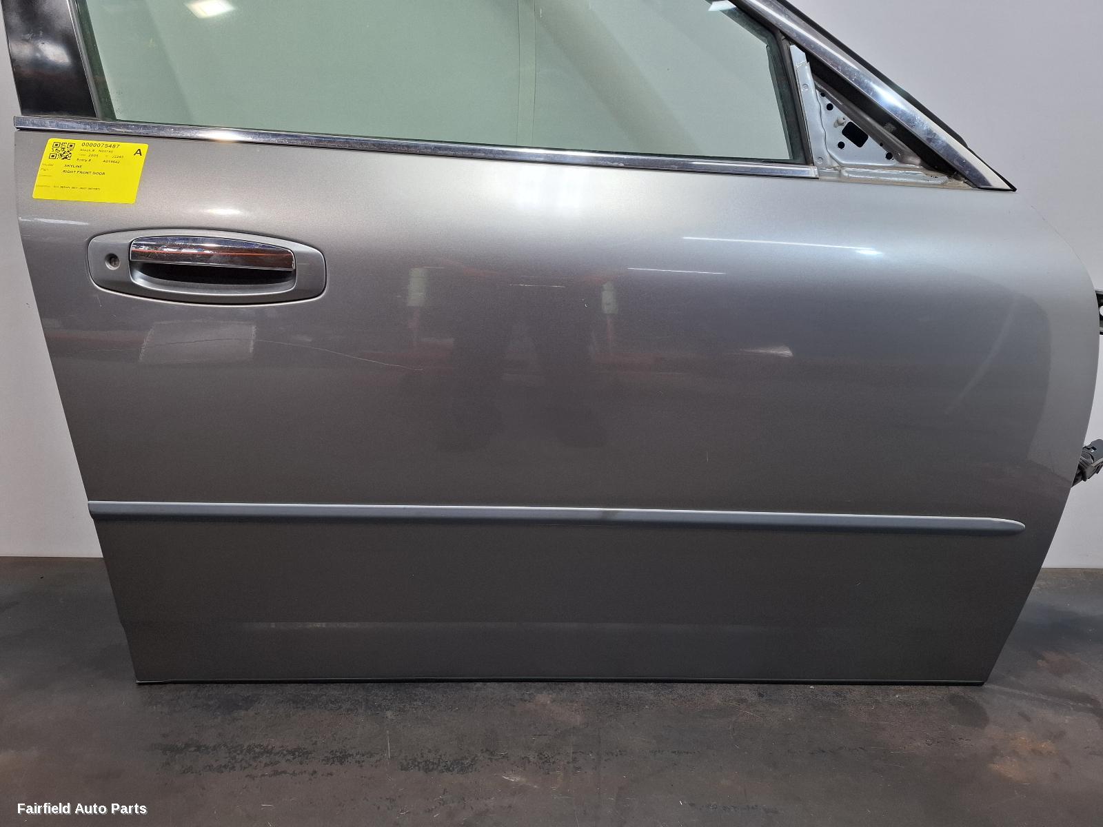 2001-2007 Nissan Skyline Right Front Door