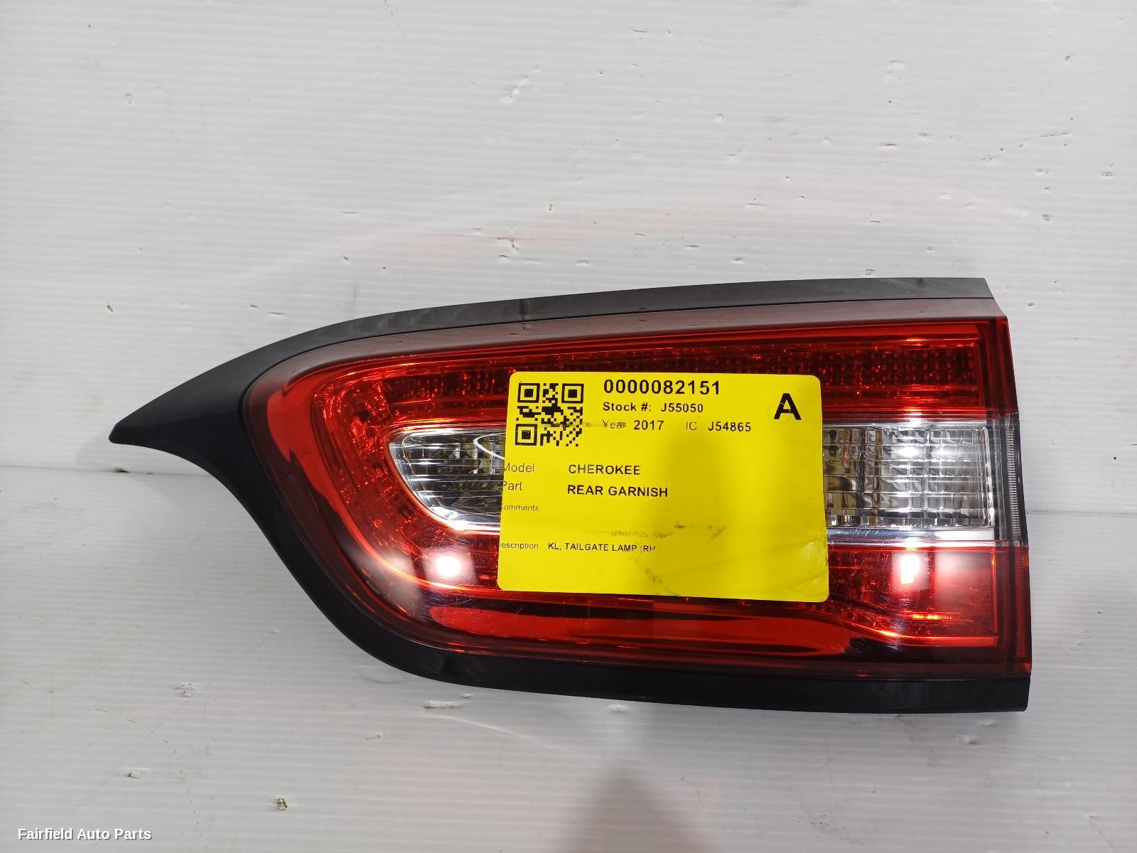 2014-2018 Jeep Cherokee Rear Garnish