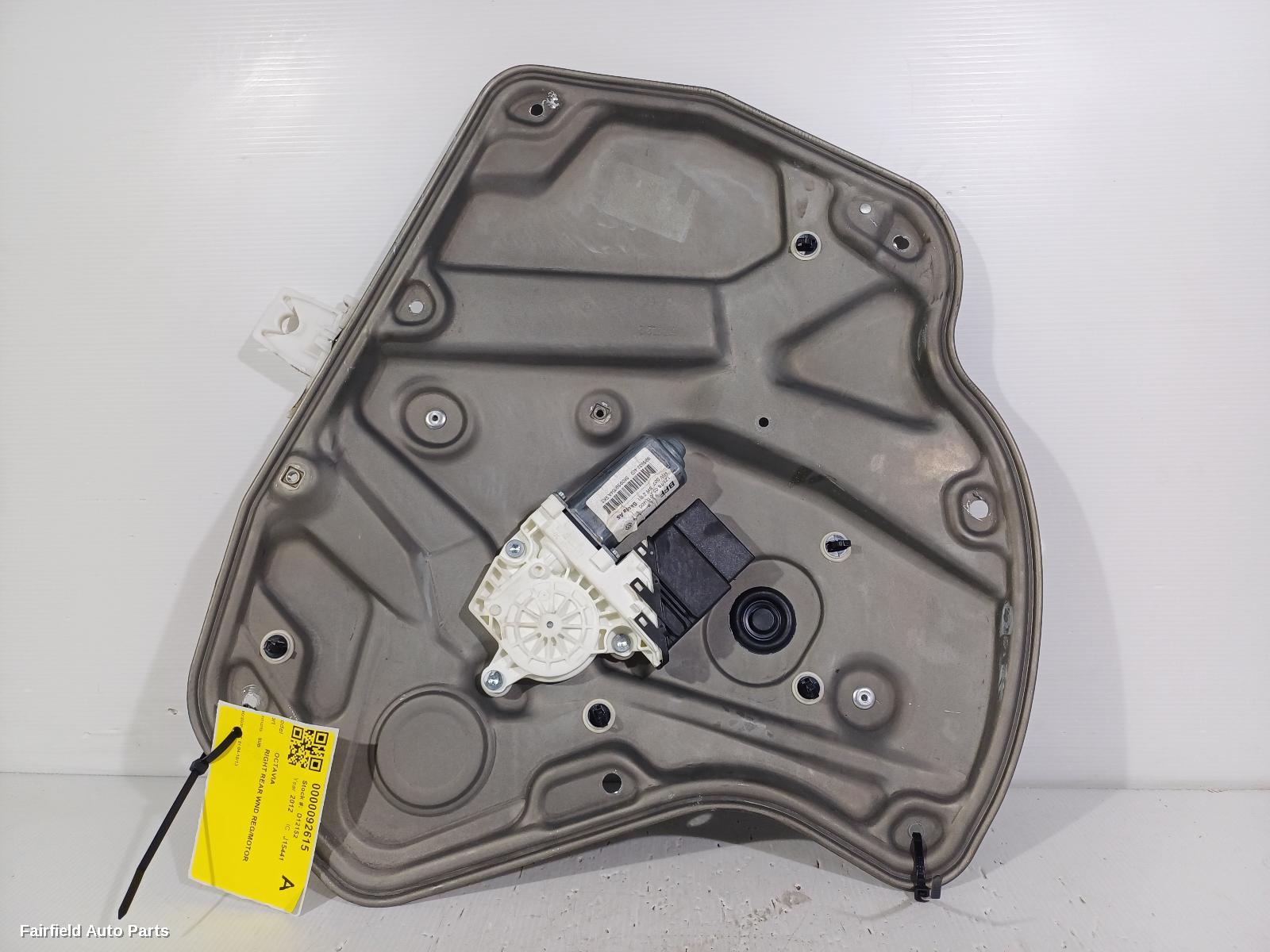 2004-2013 Skoda Octavia Right Rear Wnd Reg Motor