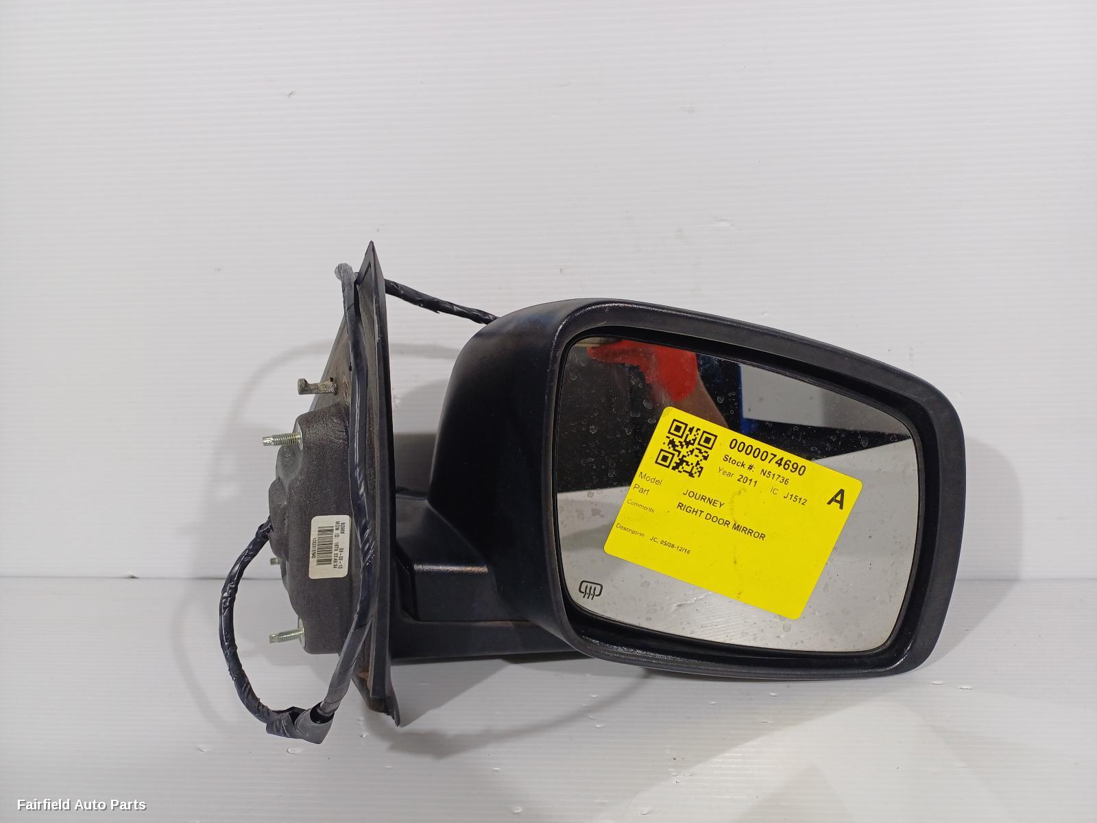 2008-2016 Dodge Journey Right Door Mirror