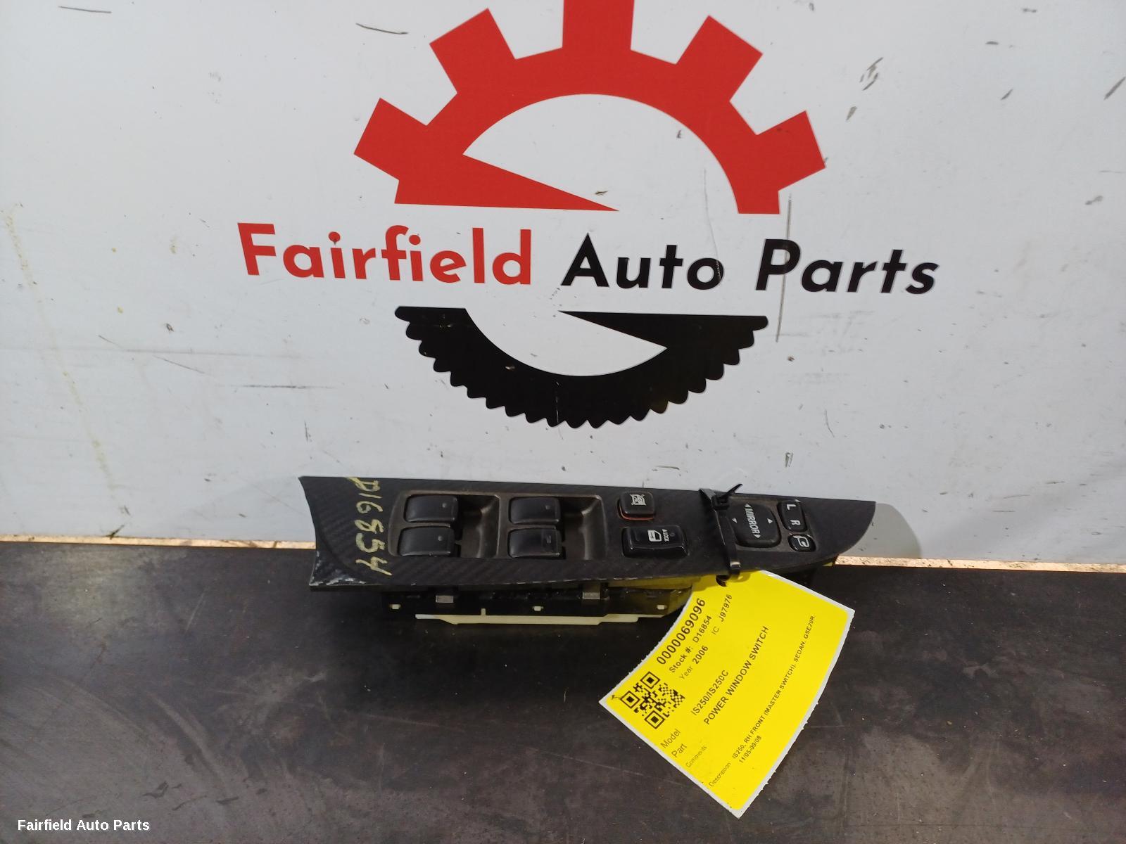 2005-2008 Lexus Is250/is250c Pwr Dr Wind Switch