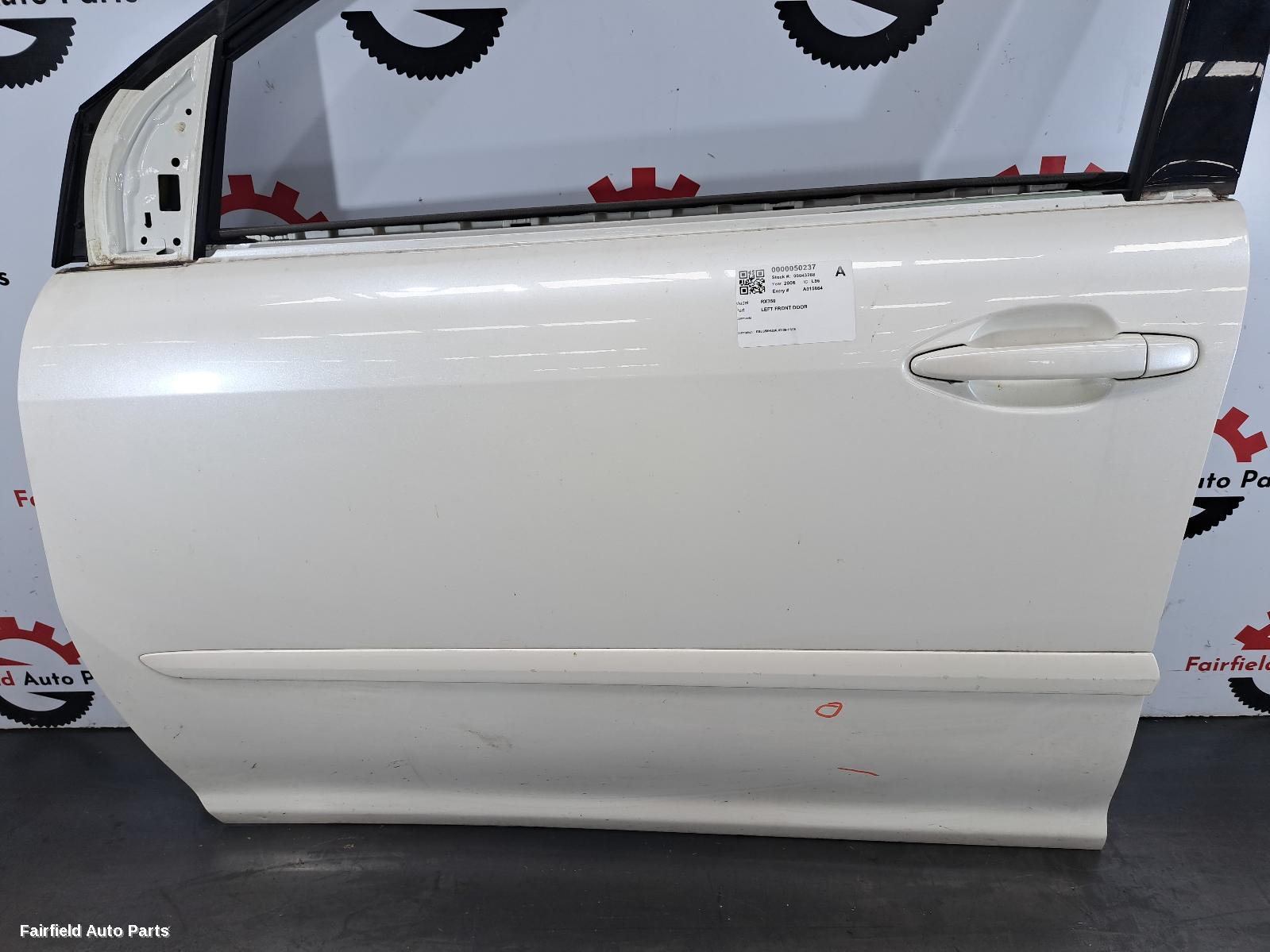 2006-2008 Lexus Rx Series Left Front Door