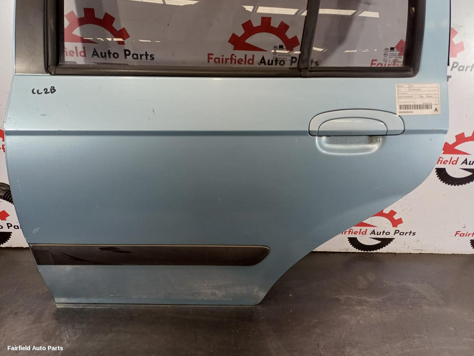 2006 Hyundai Getz Left Rear Door Sliding