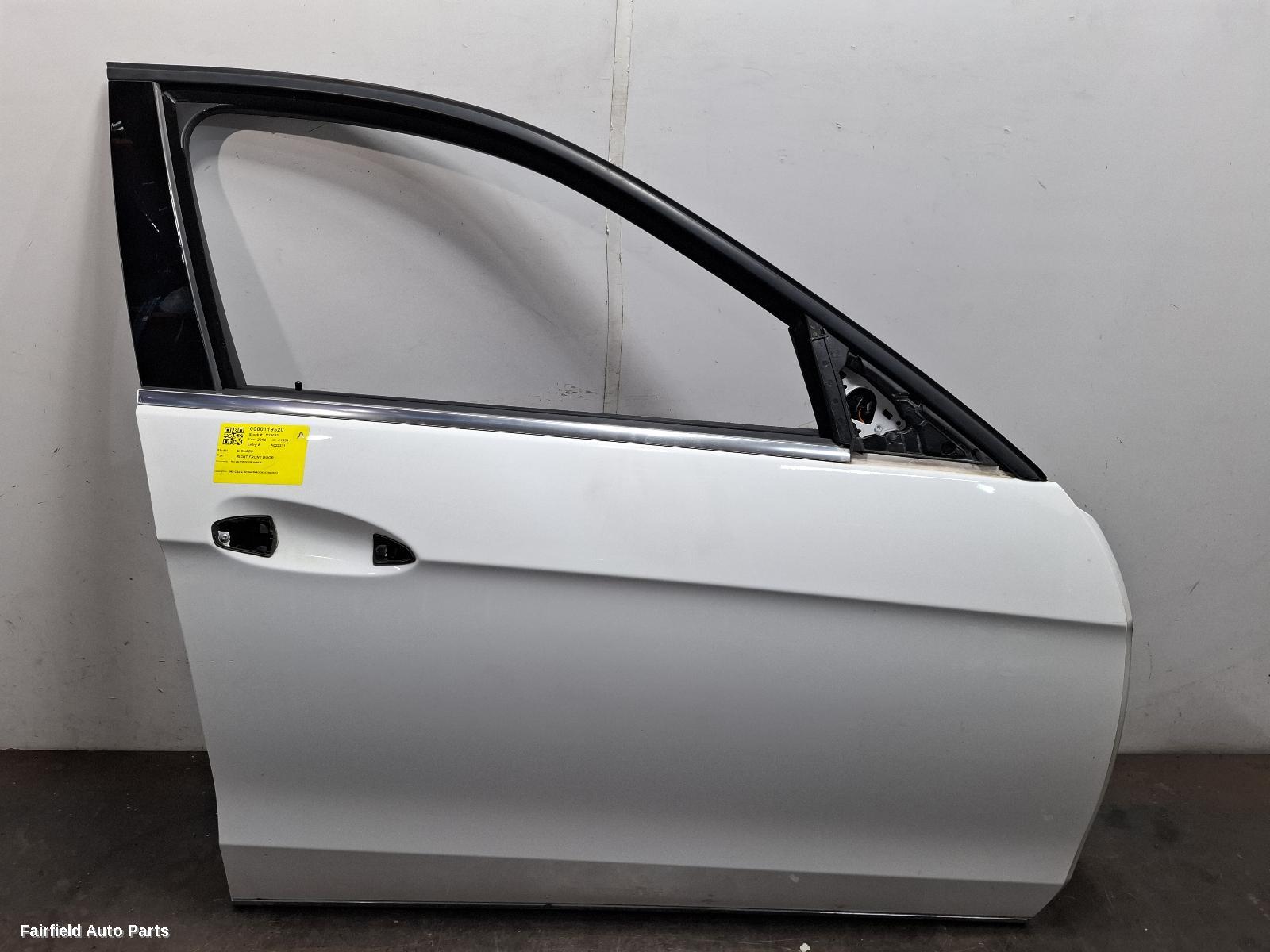 2009-2013 Mercedes E Class Right Front Door