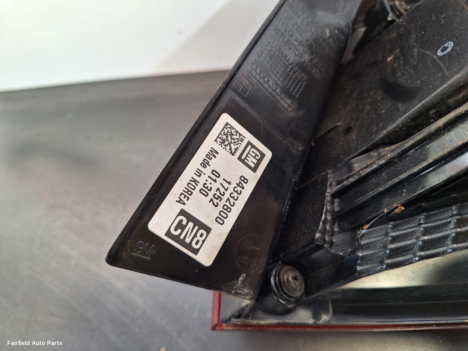 2017-2020 Holden Astra Left Taillight