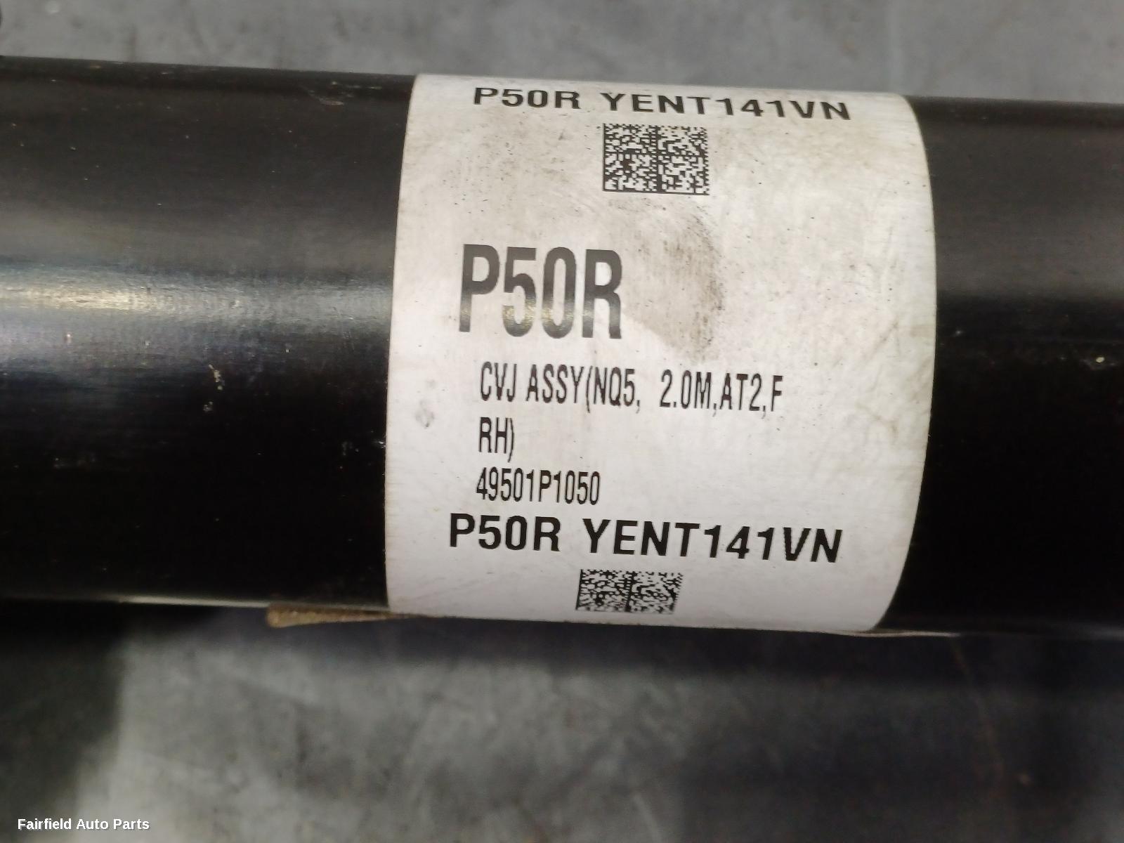 2021-2025 Kia Sportage Right Driveshaft