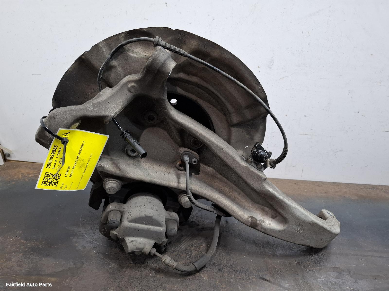 2010-2017 Bmw 5 Series Right Front Hub Assembly