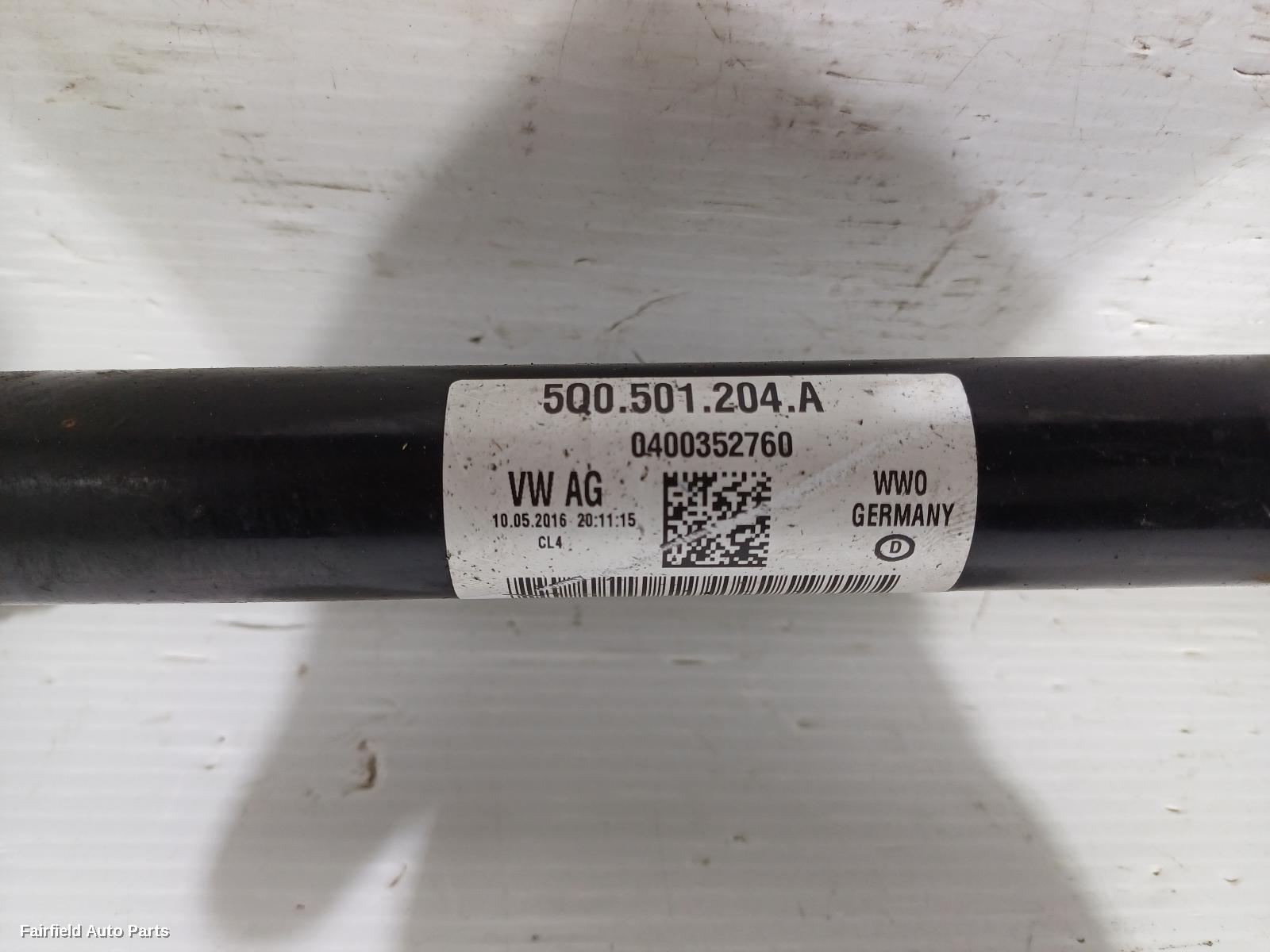2012-2020 Volkswagen Golf Right Driveshaft