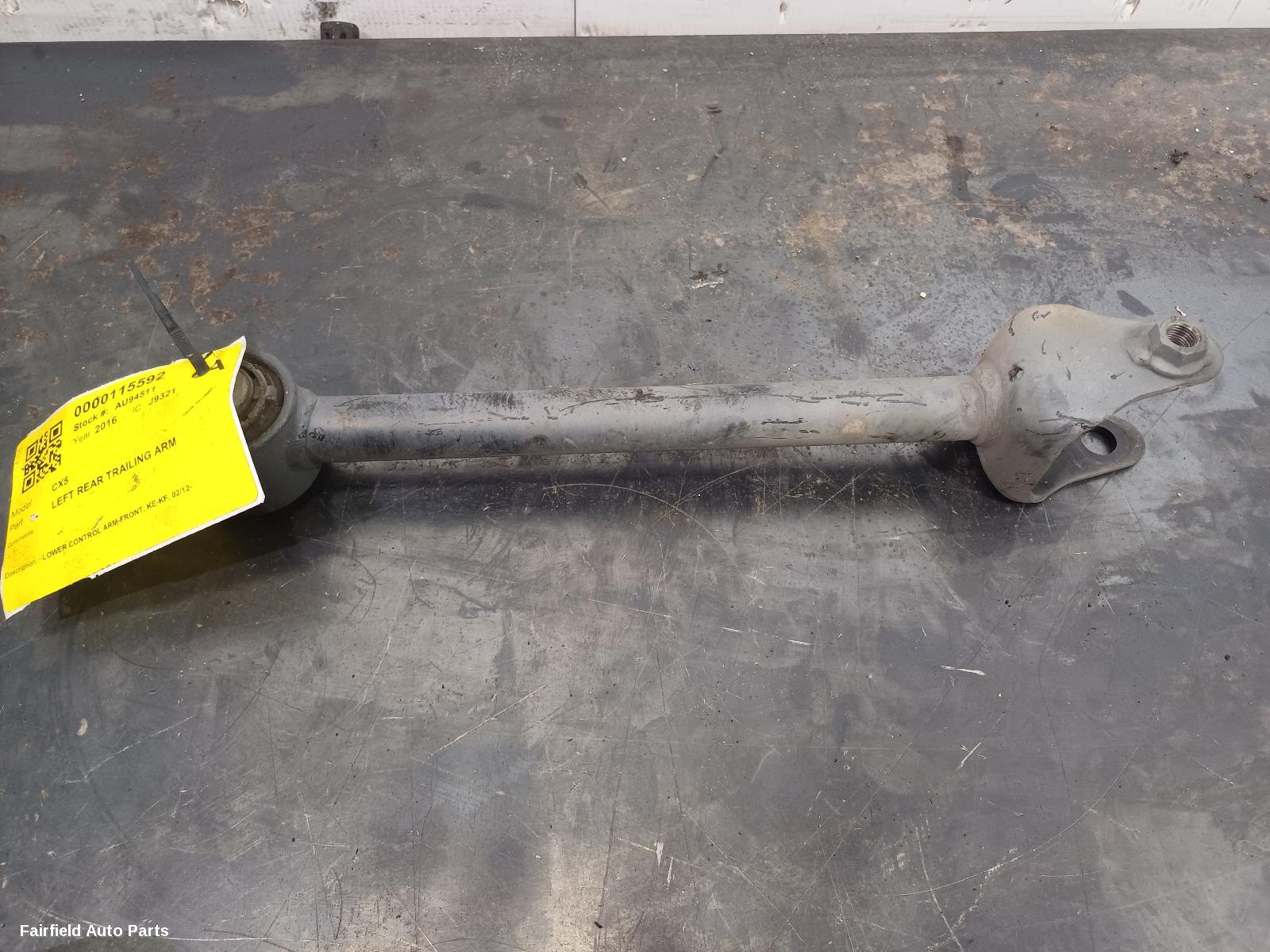 2012-2025 Mazda Cx5 Left Rear Trailing Arm