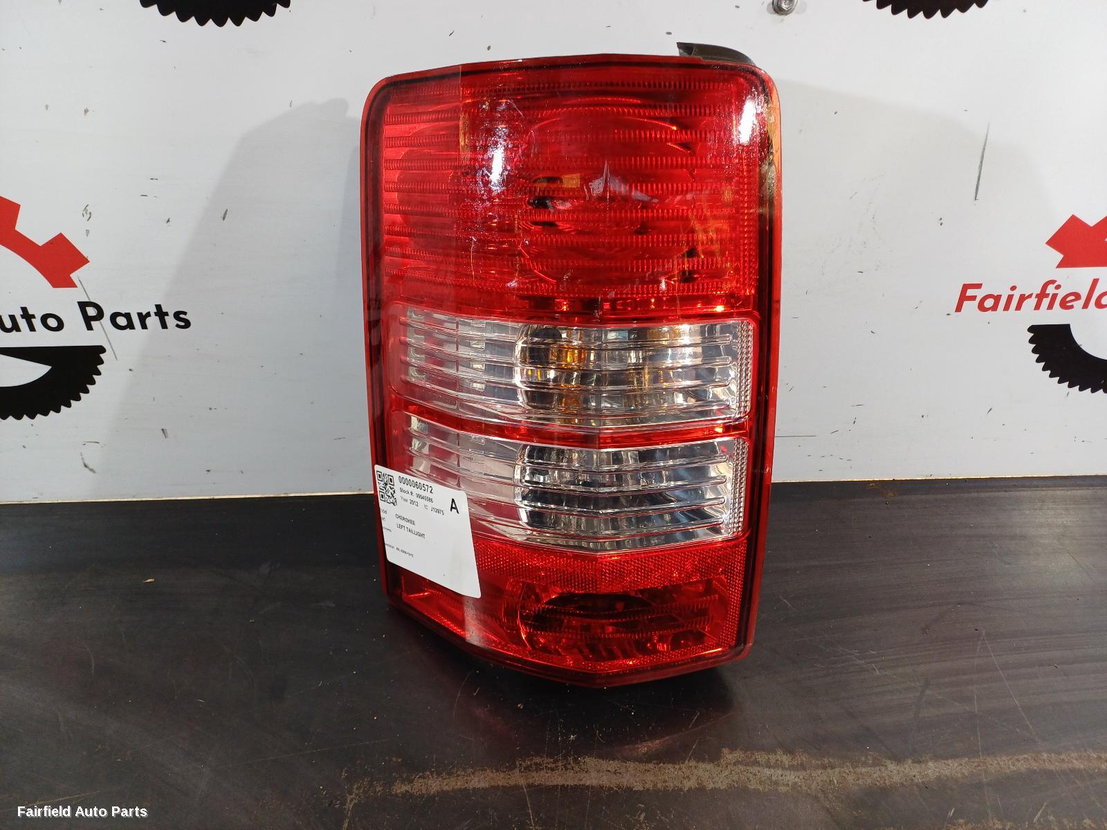 2008-2012 Jeep Cherokee Left Taillight
