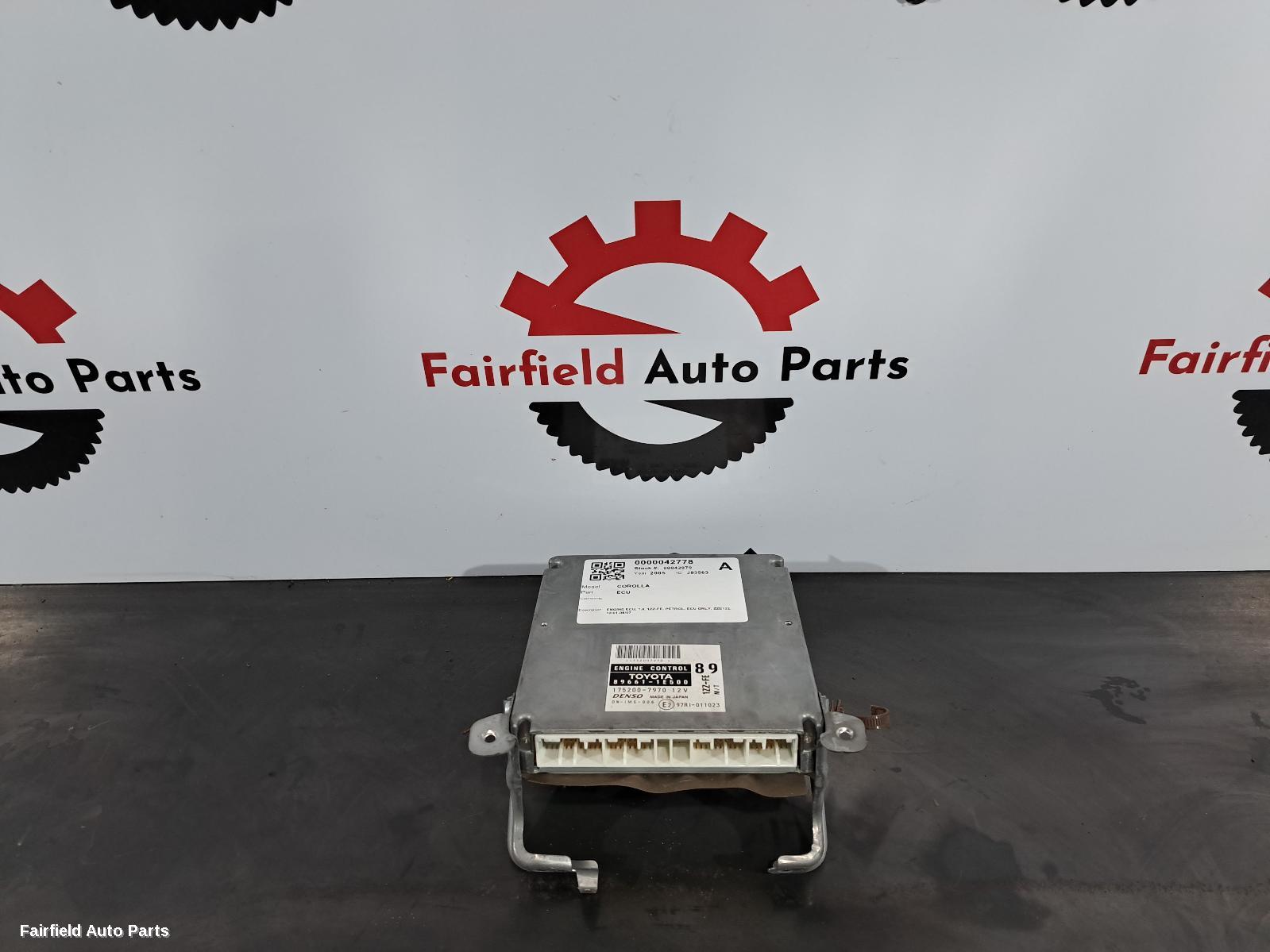 2001-2007 Toyota Corolla Ecu
