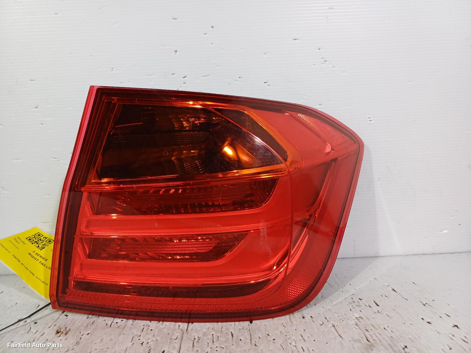 2011-2015 Bmw 3 Series Right Taillight