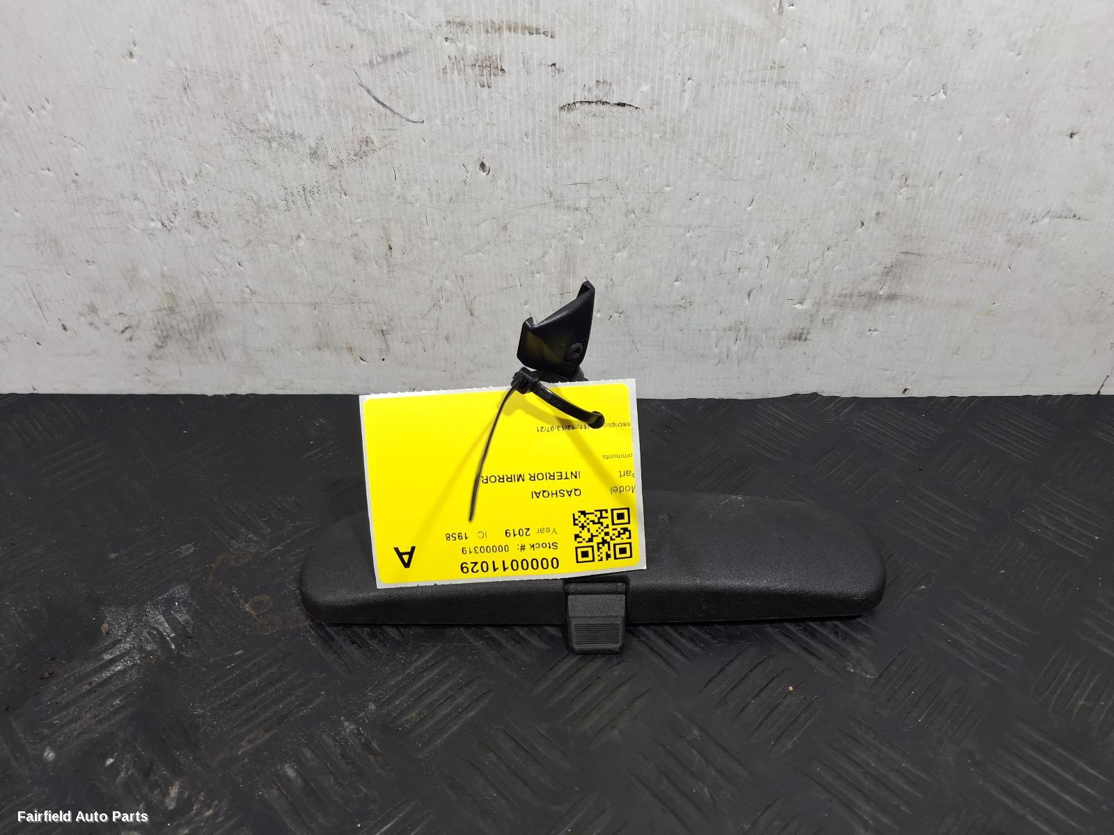 2013-2021 Nissan Qashqai Interior Mirror