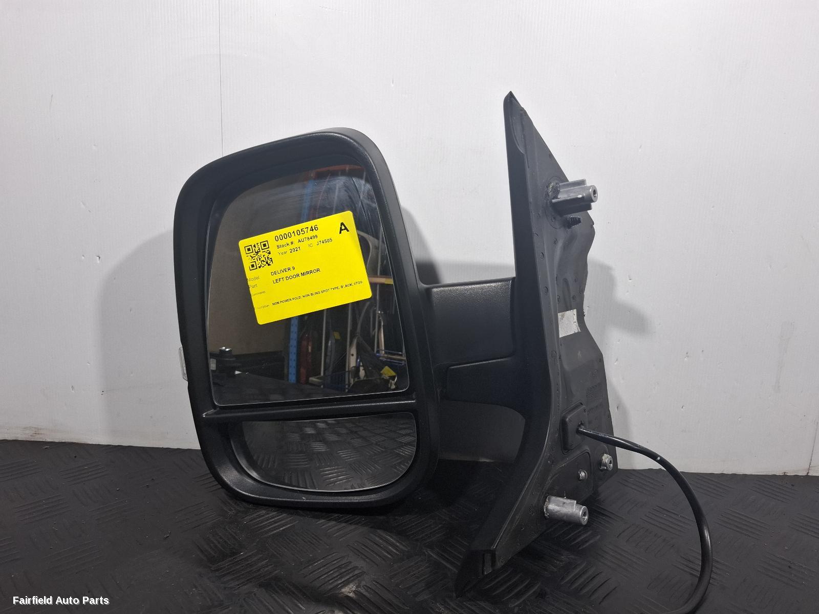 2020-2026 Ldv Deliver 9 Left Door Mirror