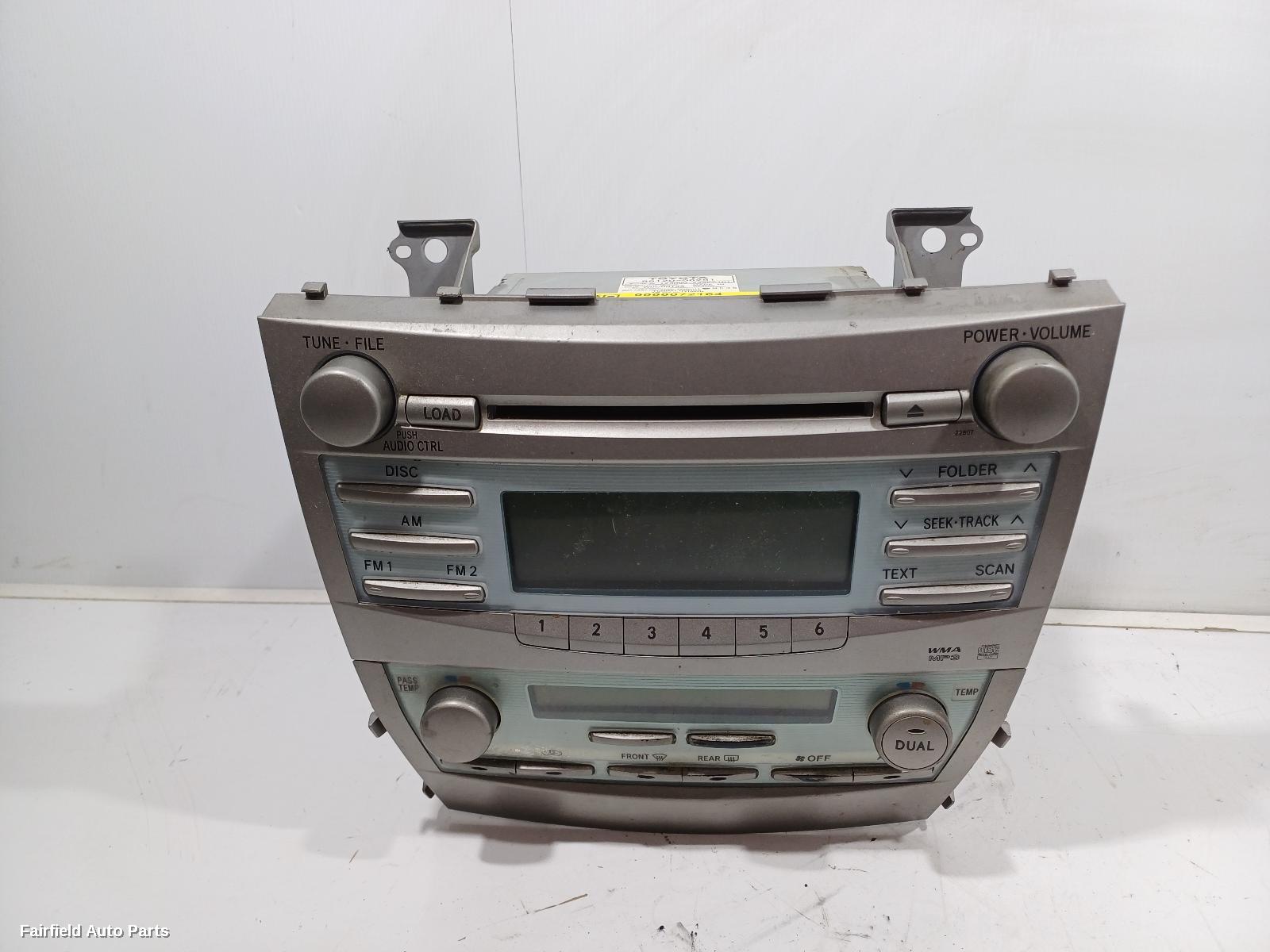 2006-2009 Toyota Camry Radio Cd Dvd Sat Tv