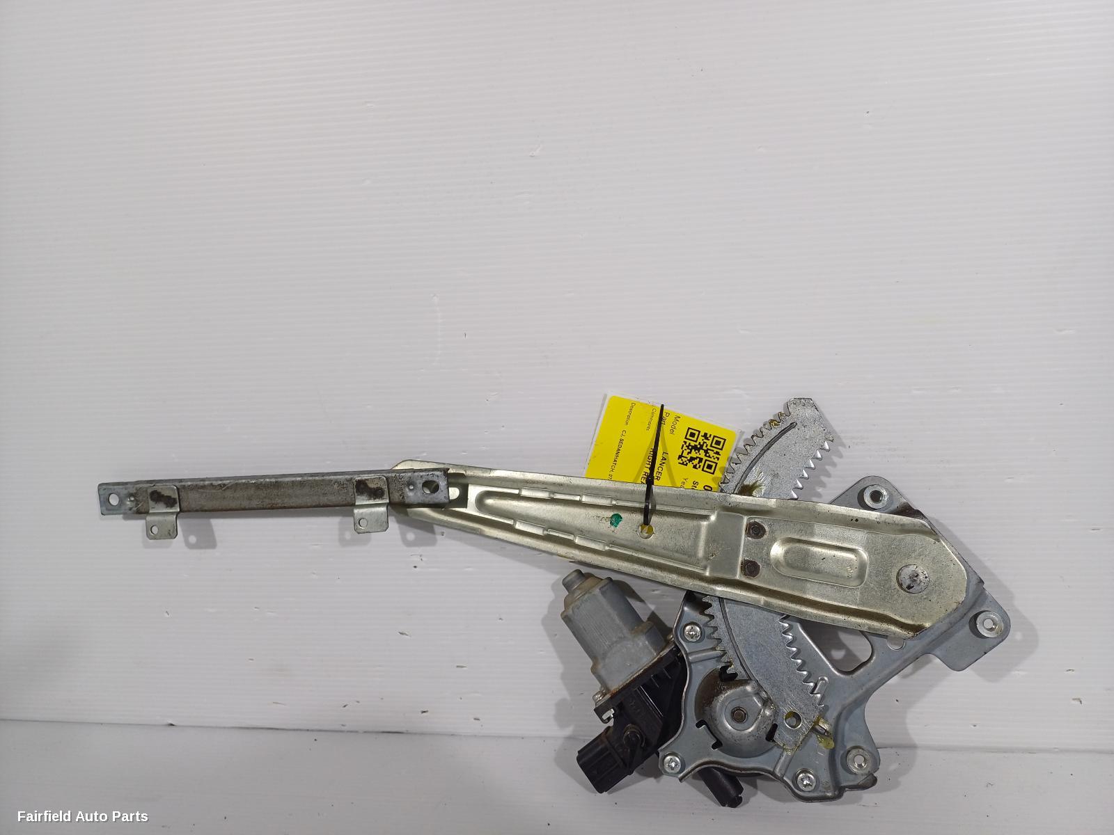 2007-2011 Mitsubishi Lancer Right Rear Wnd Reg Motor