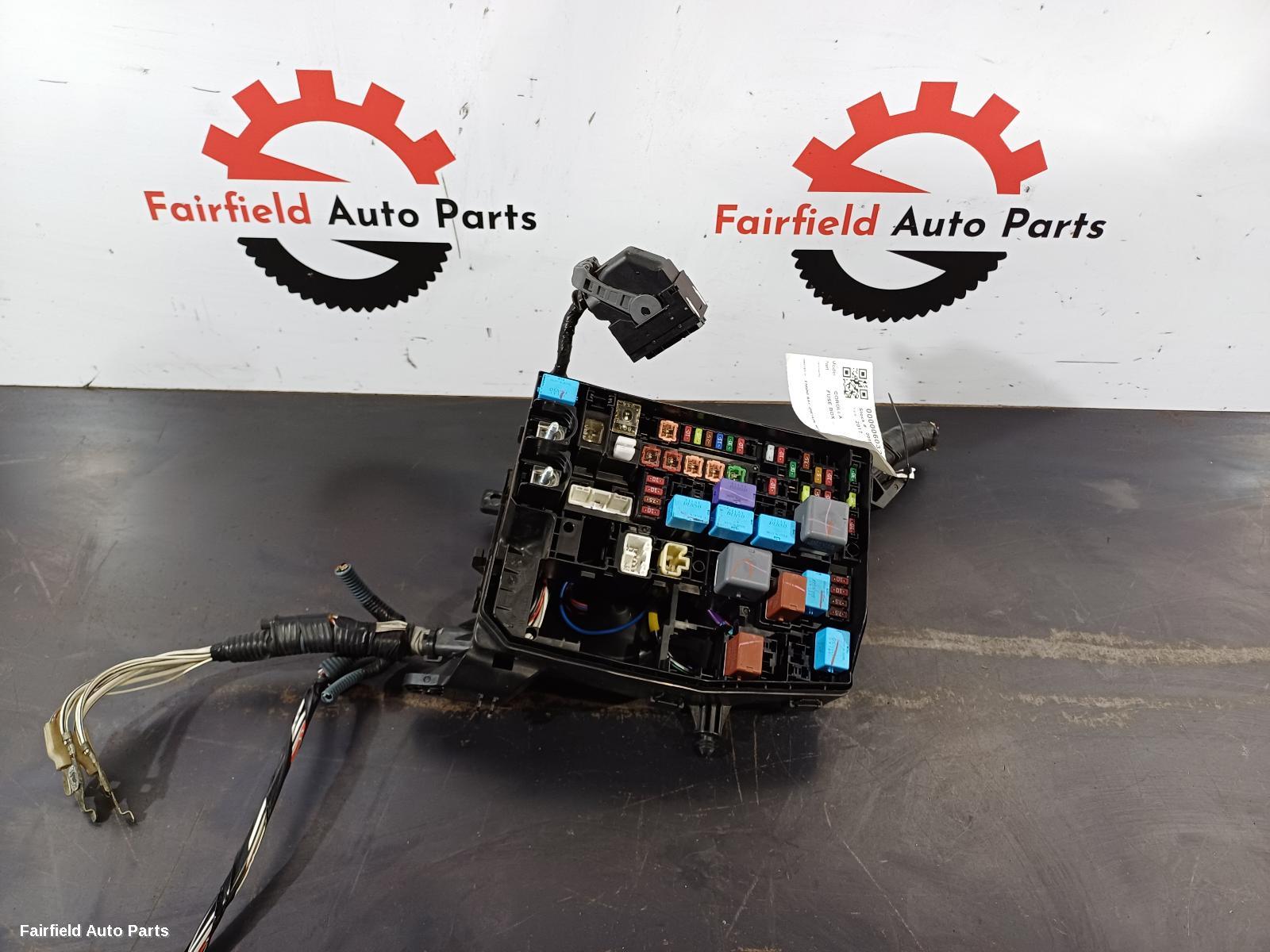 2012-2018 Toyota Corolla Fuse Box