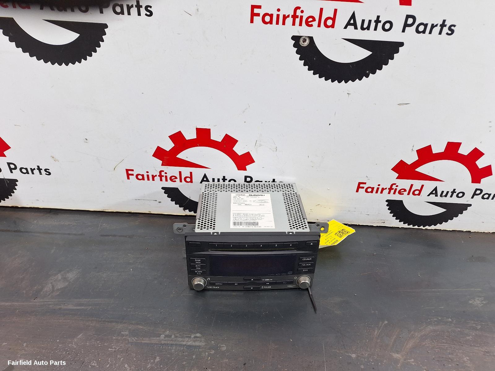 2007-2013 Subaru Impreza Radio Cd Dvd Sat Tv