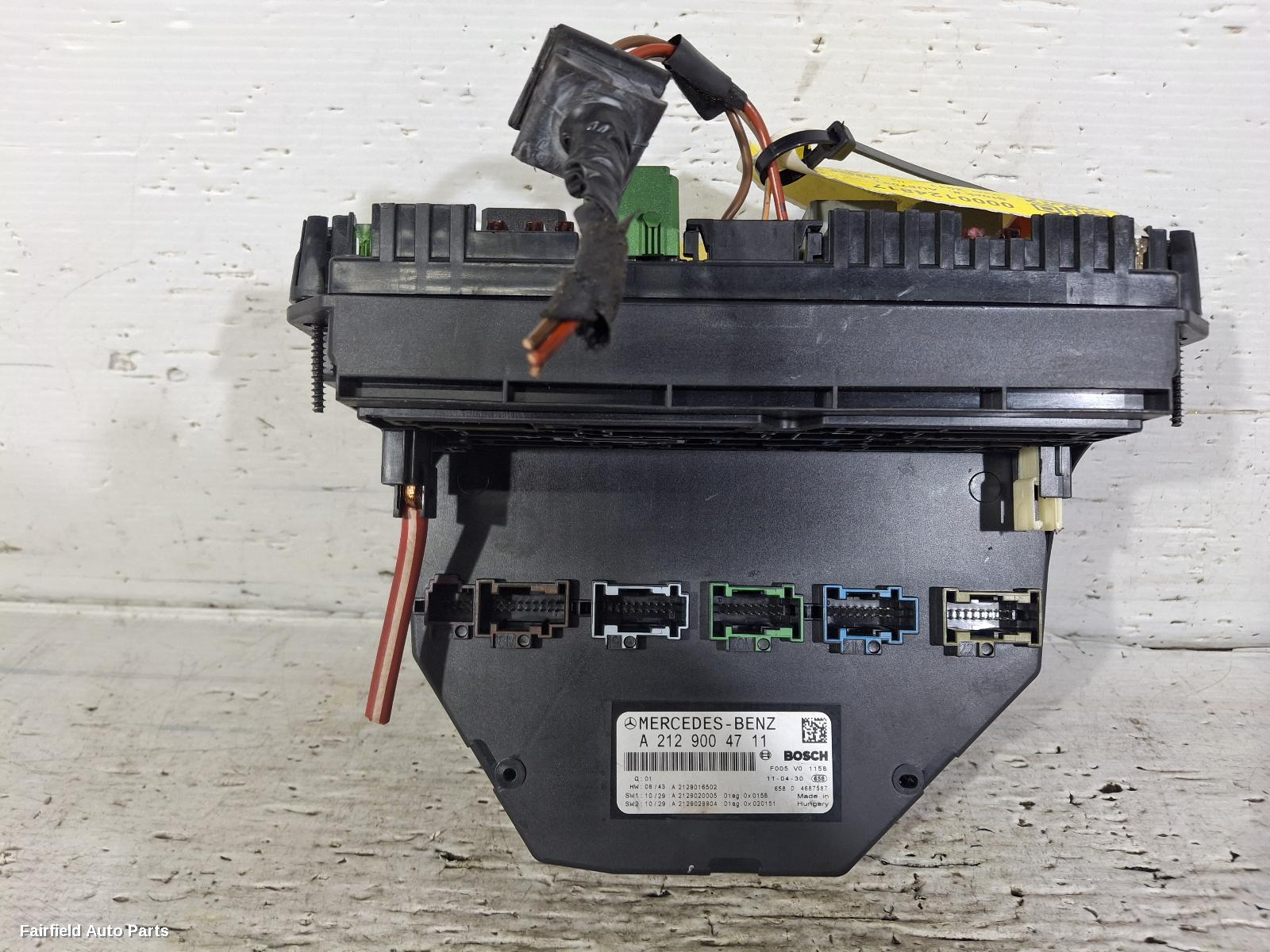 2007-2015 Mercedes C Class Fuse Box