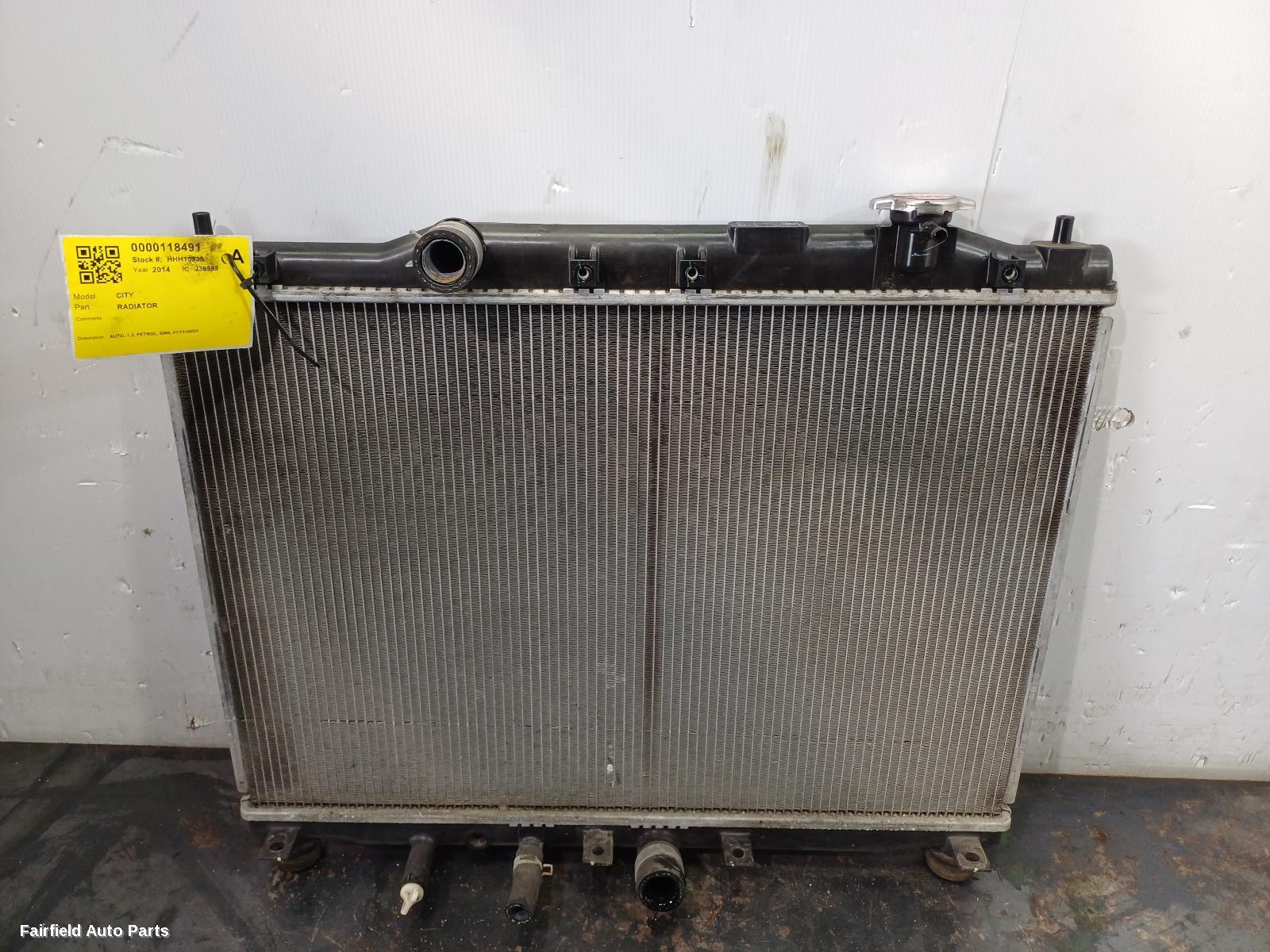 2014-2020 Honda City Radiator