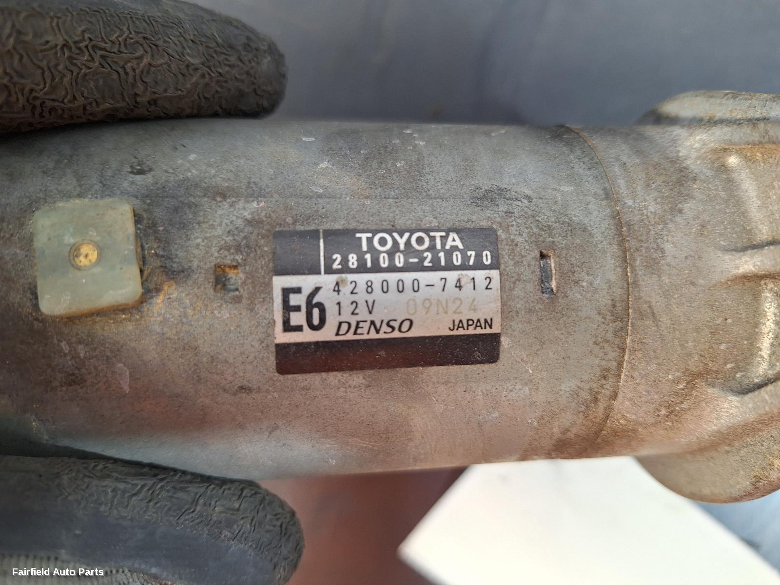 2011-2020 Toyota Yaris Starter