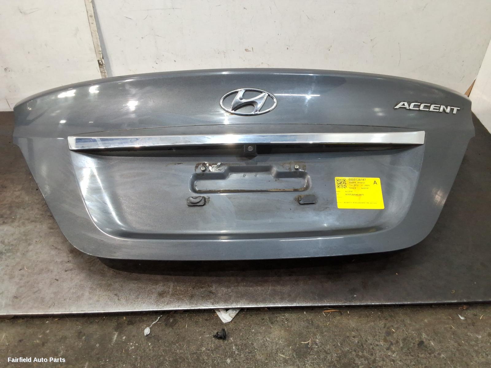 2011-2019 Hyundai Accent Bootlid Tailgate
