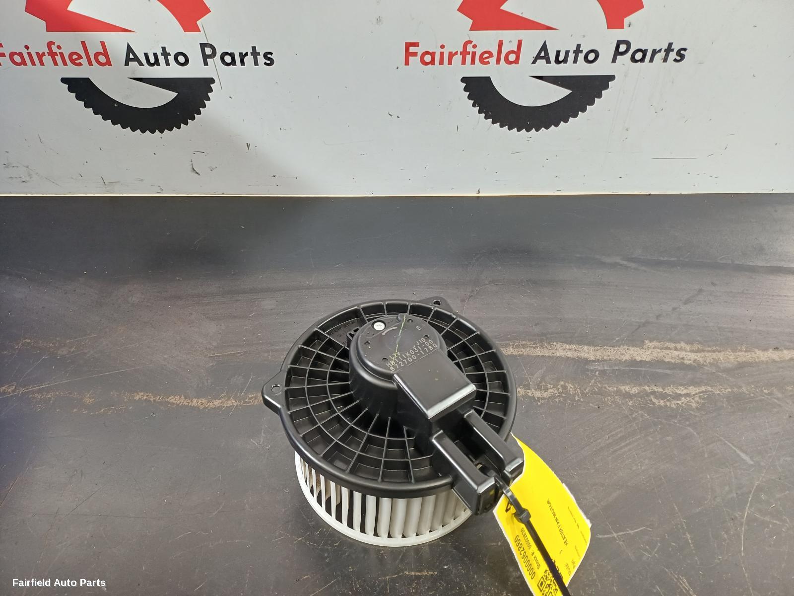 2016-2019 Mazda 3 Heater Fan Motor