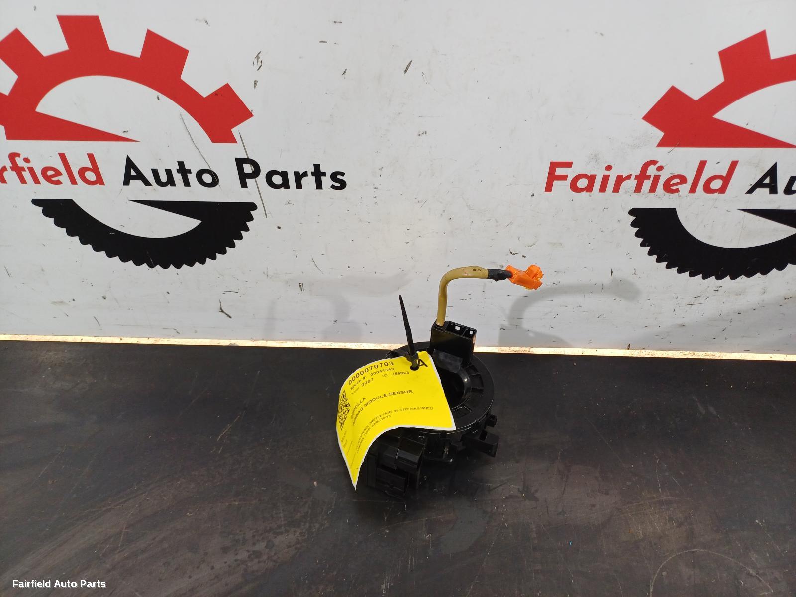 2007-2013 Toyota Corolla Airbag Module Sensor