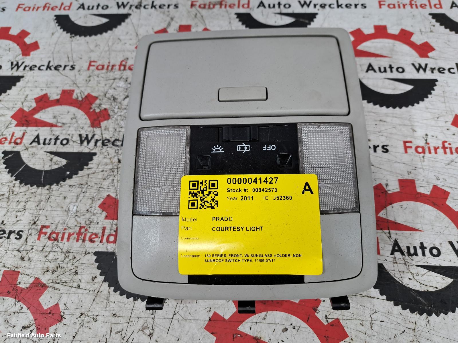 2009-2017 Toyota Prado Courtesy Light