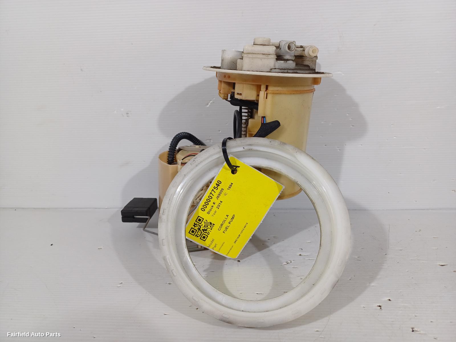 2012-2019 Toyota Corolla Fuel Pump