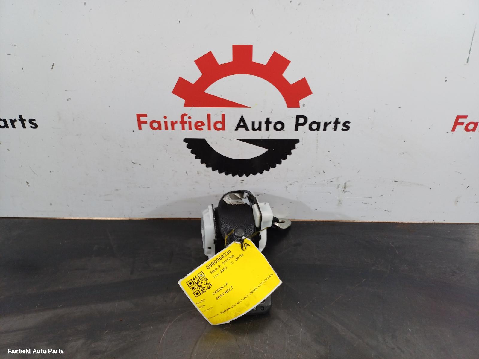 2012-2015 Toyota Corolla Seatbelt Stalk