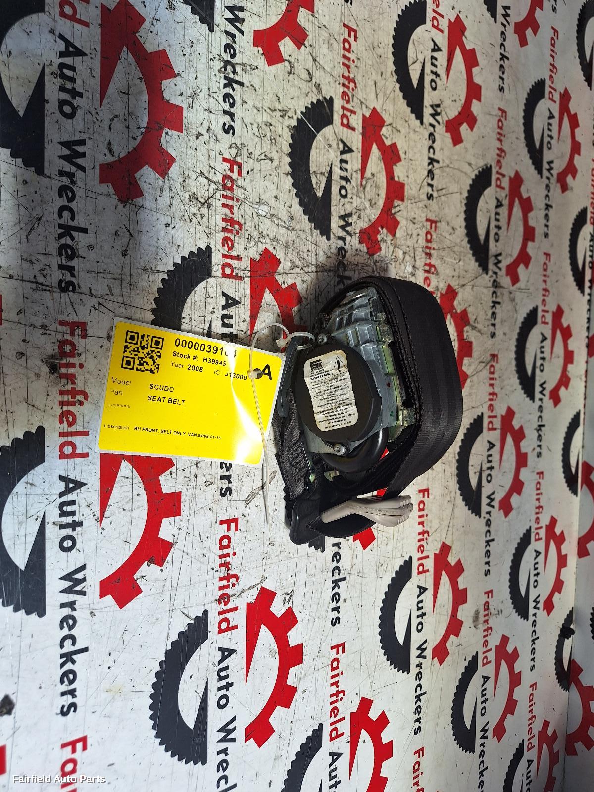 2008-2016 Fiat Scudo Seatbelt Stalk