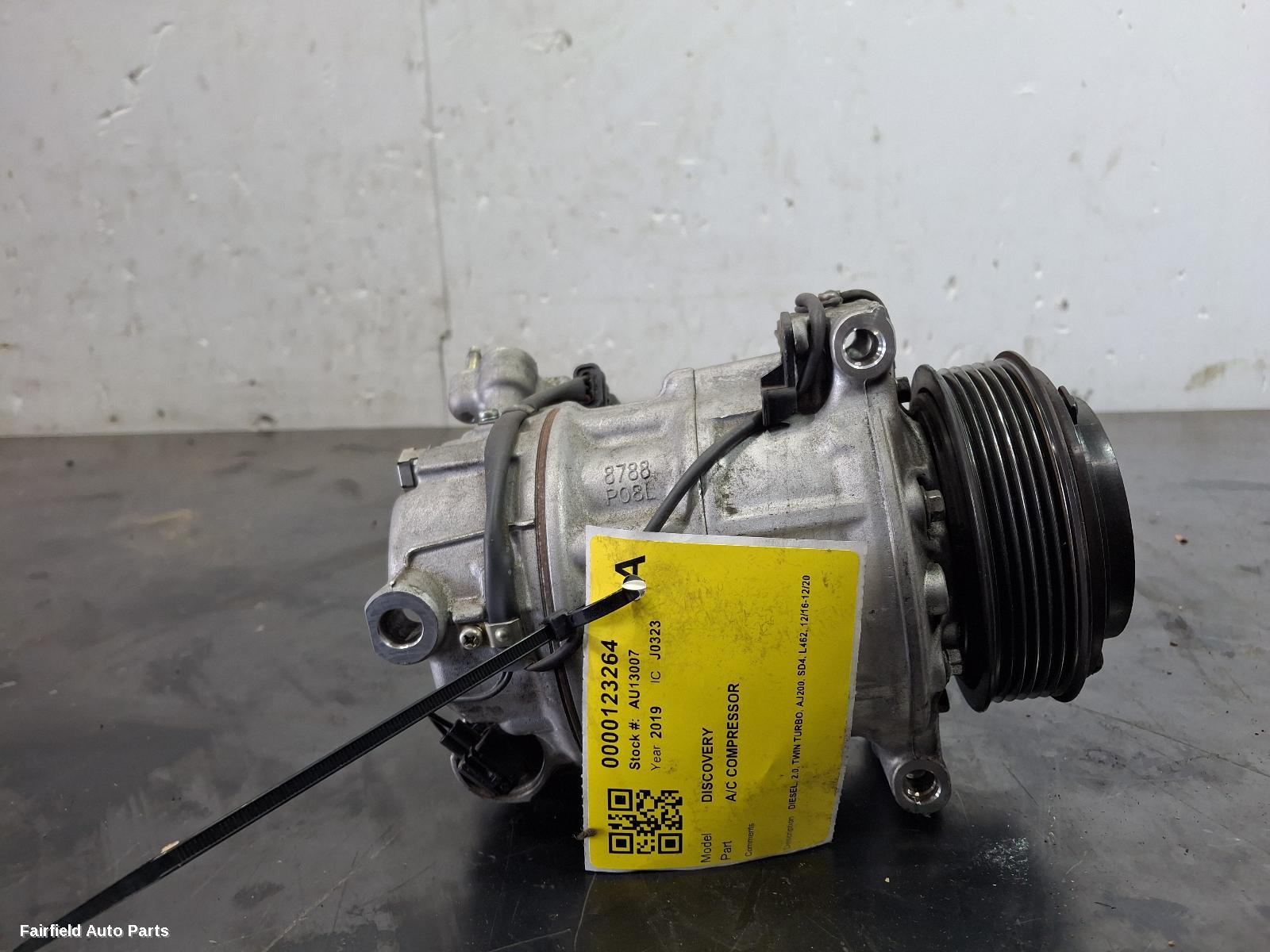 2016-2020 Land Rover Discovery A C Compressor