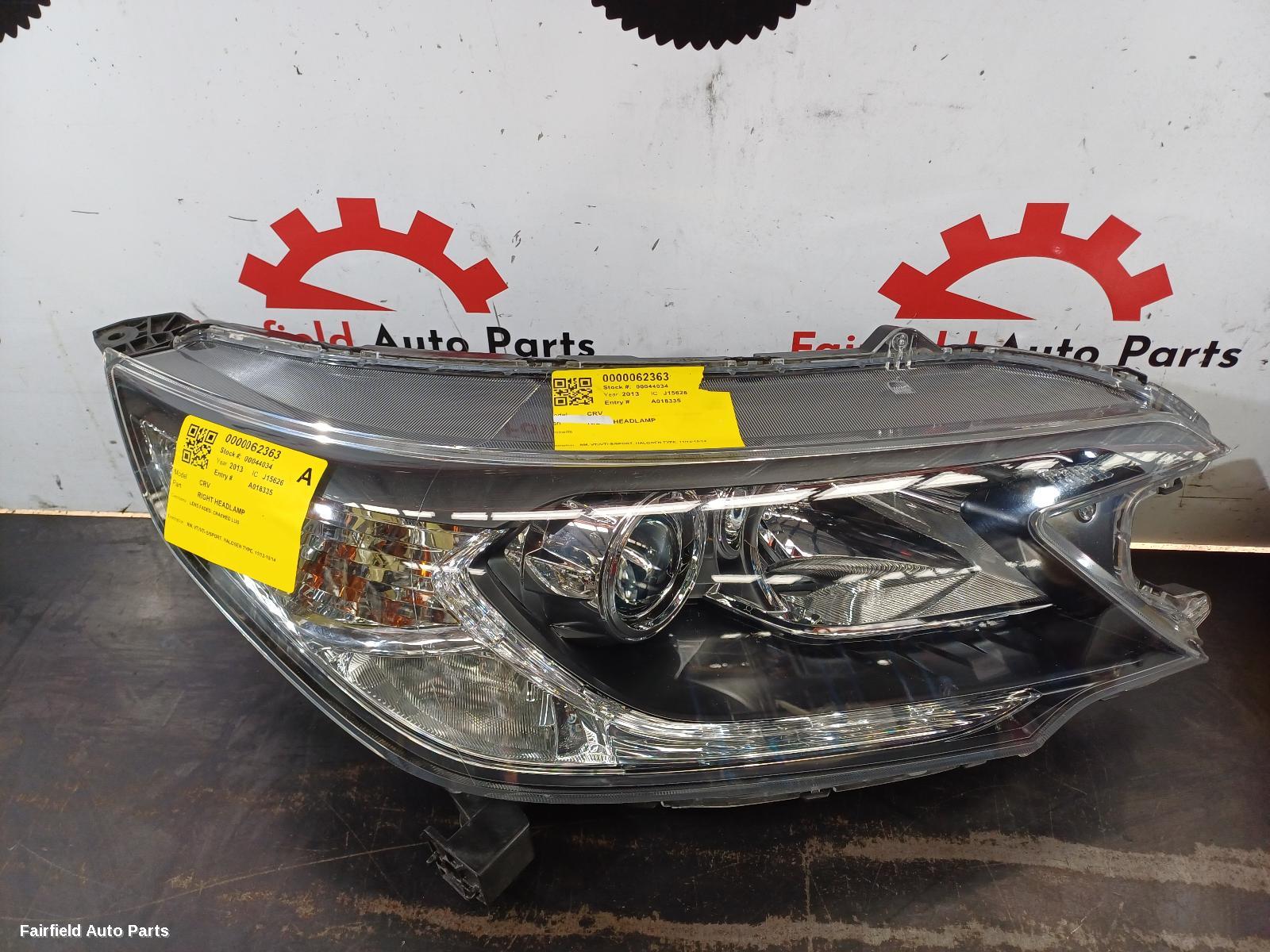 2012-2014 Honda Crv Right Headlamp