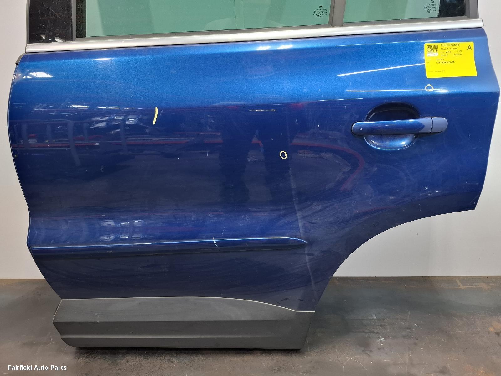 2008-2016 Volkswagen Tiguan Left Rear Door Sliding