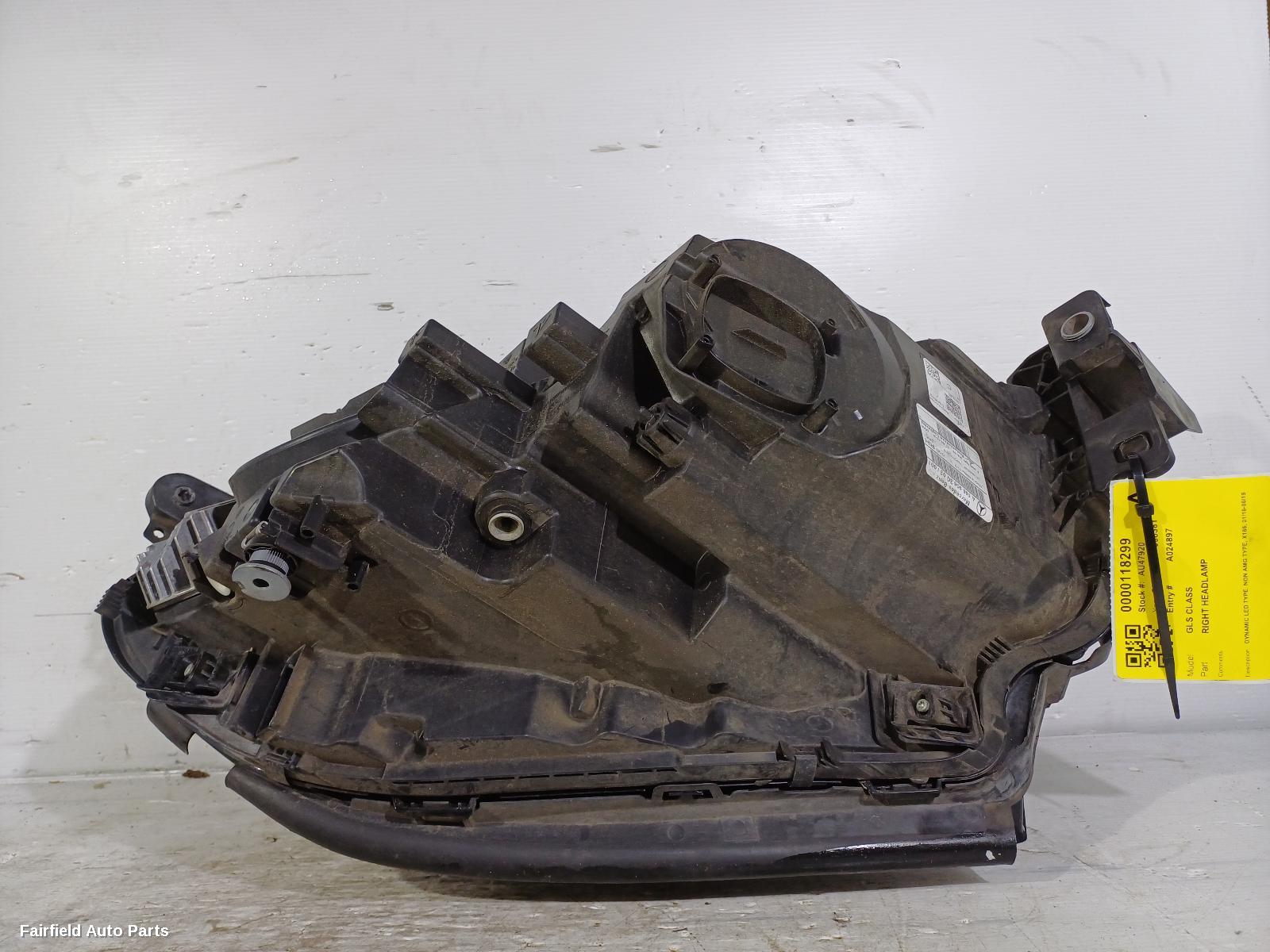 2016-2019 Mercedes Gls Class Right Headlamp