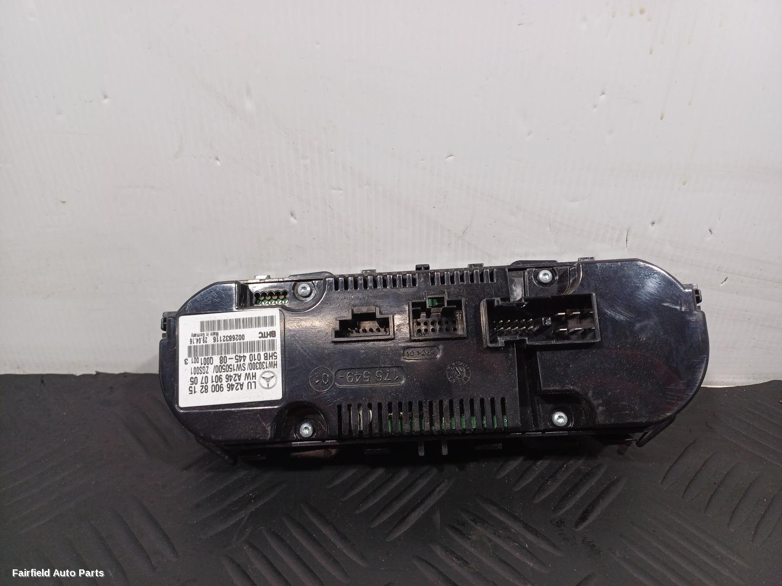 2012-2018 Mercedes A Class Heater Ac Controls