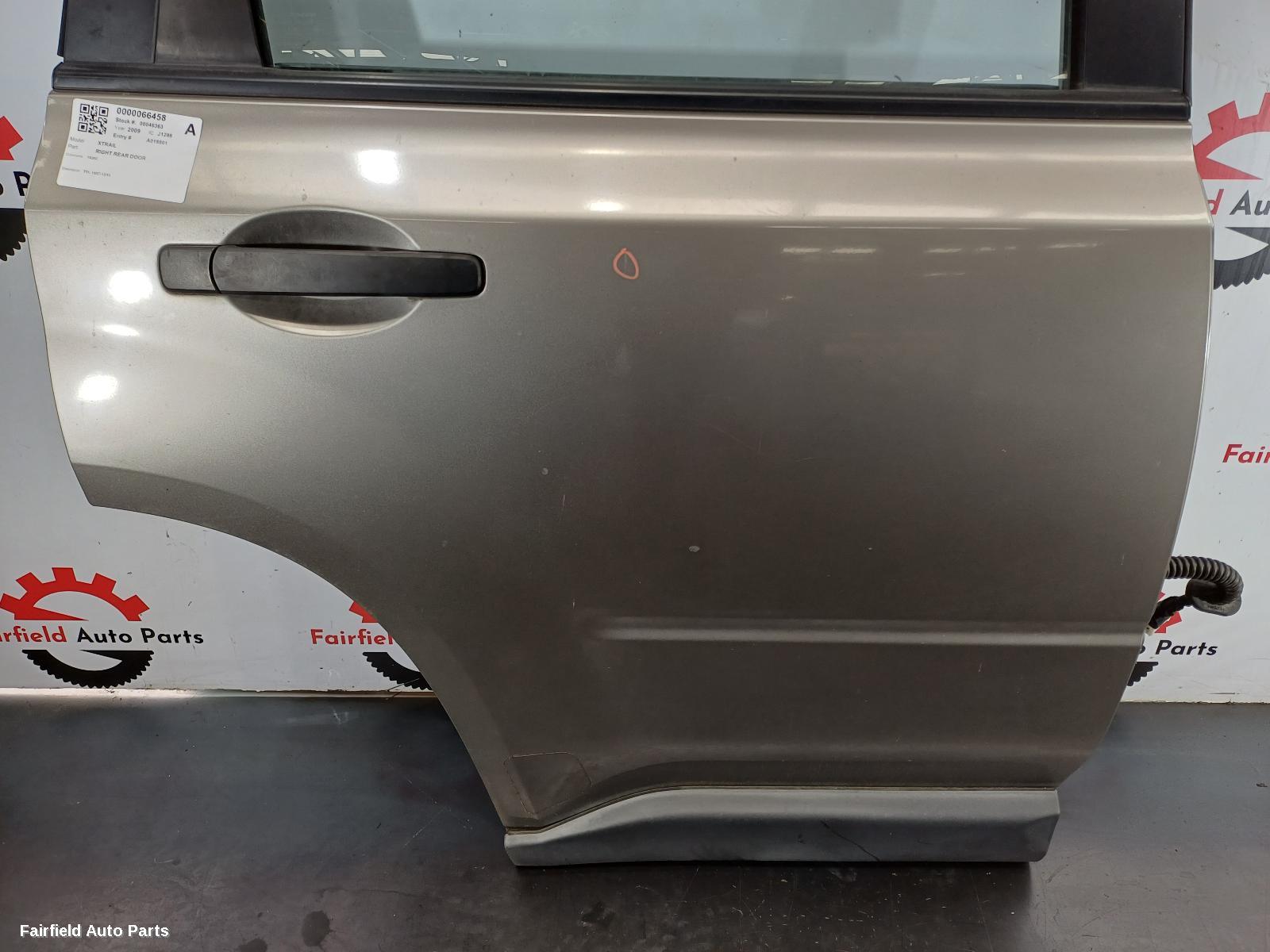 2007-2013 Nissan Xtrail Right Rear Door Sliding