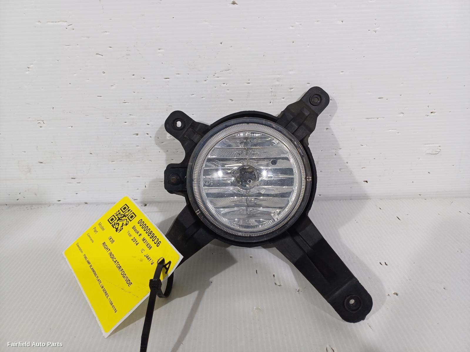 2009-2016 Hyundai Ix35 Right Indicator Fog Side