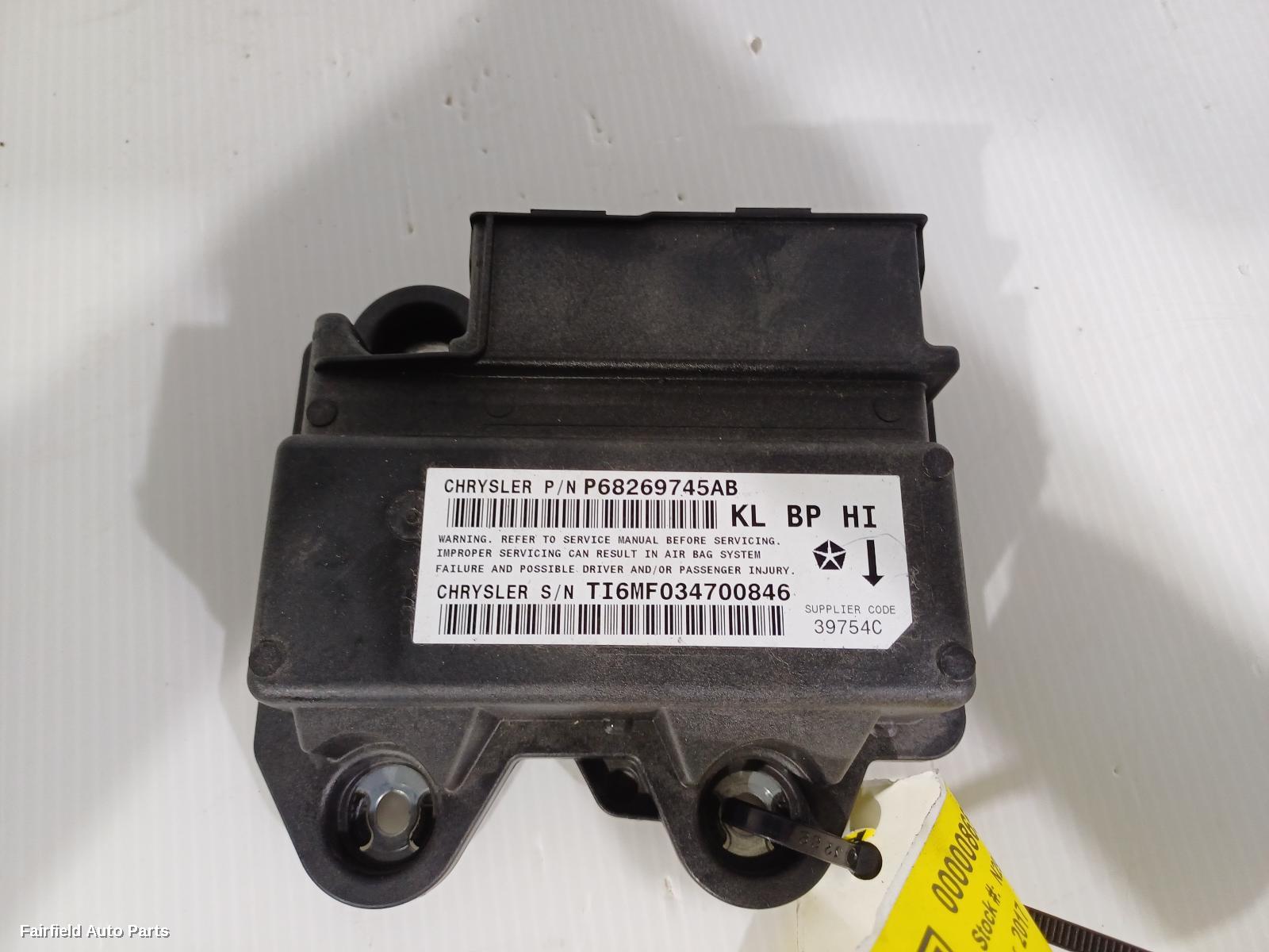 2014-2018 Jeep Cherokee Airbag Module Sensor