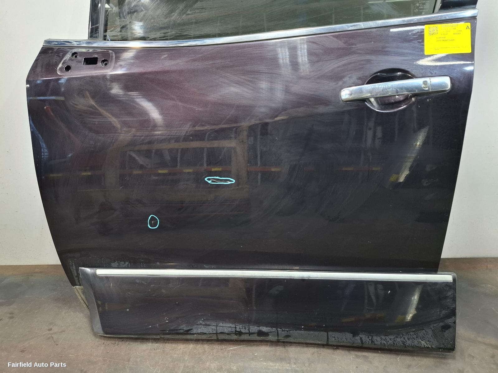 2010-2022 Nissan Elgrand Left Front Door
