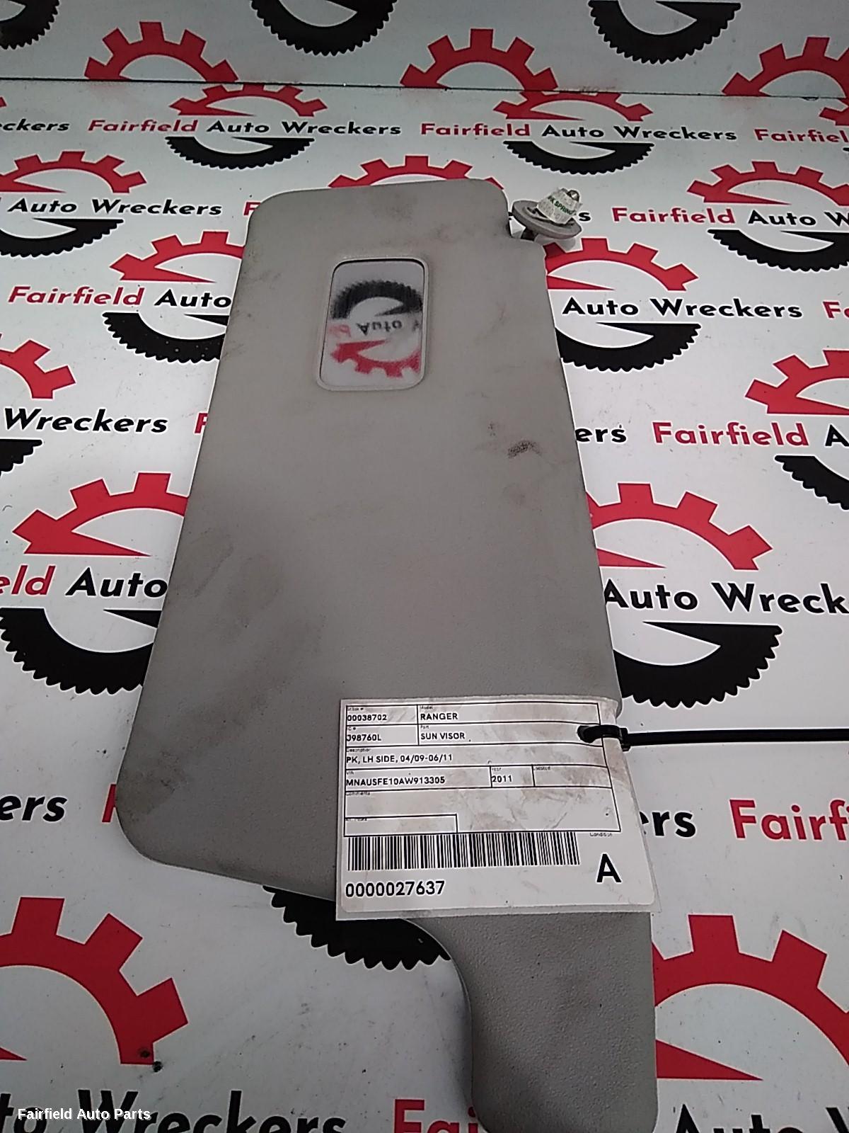 2009-2011 Ford Ranger Sunvisor