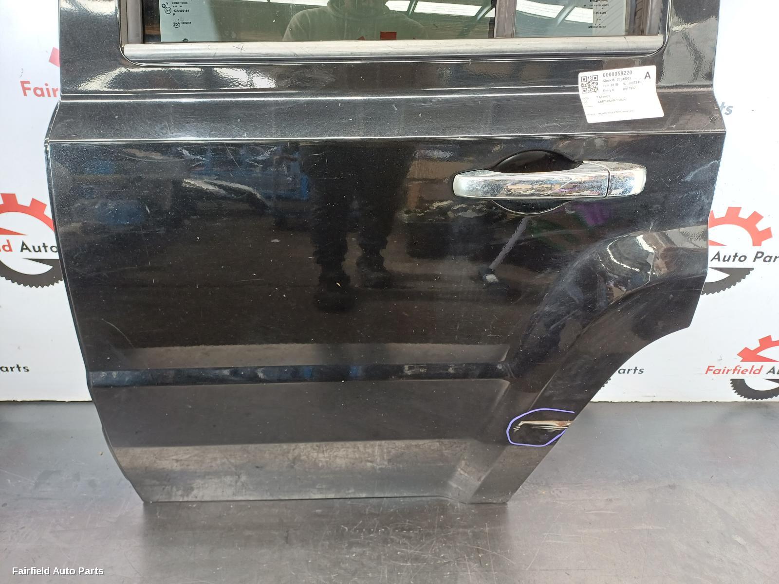 2009-2016 Jeep Patriot Left Rear Door Sliding
