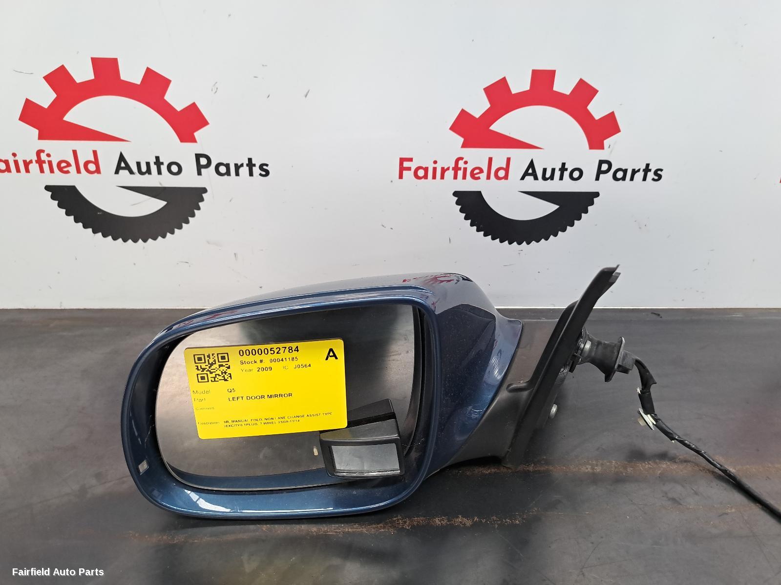 2009-2014 Audi Q5 Left Door Mirror